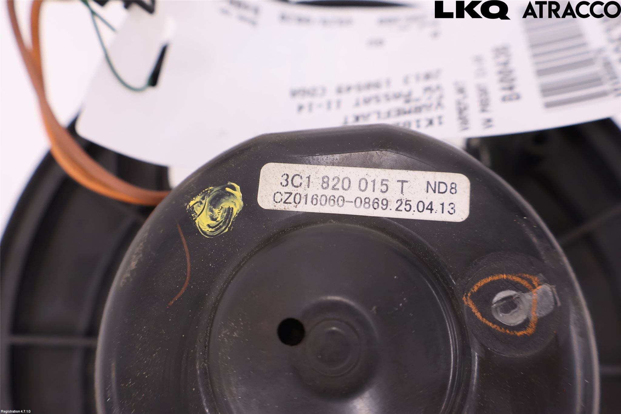 Volkswagen VW PASSAT 11-14 Varmeapparat Viftemotor