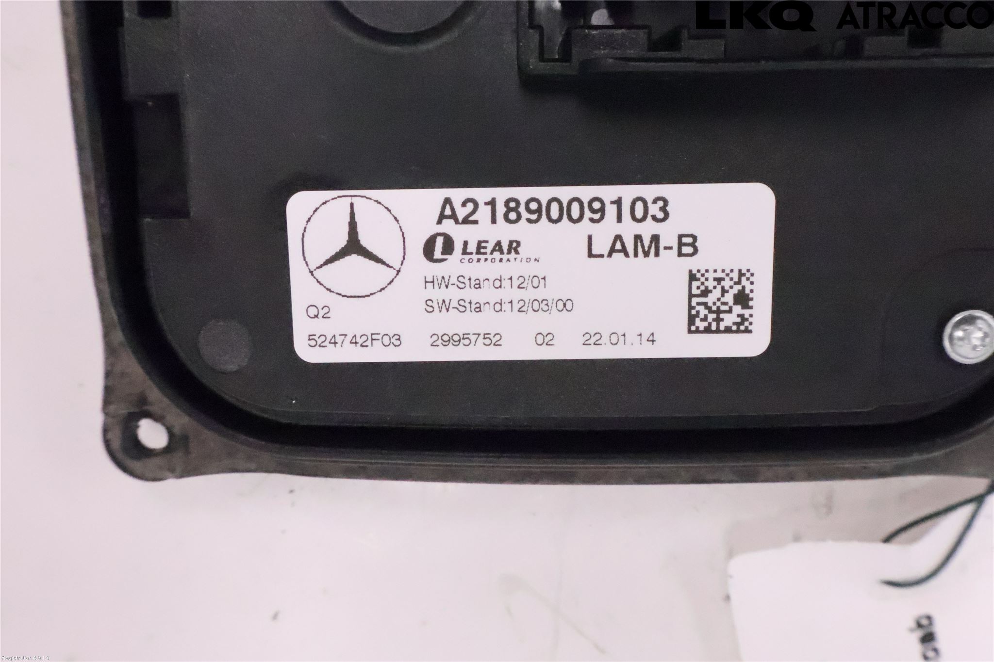 Mercedes-Benz MB C-KLASS (W204) 07-15 Styreenhet Xenon