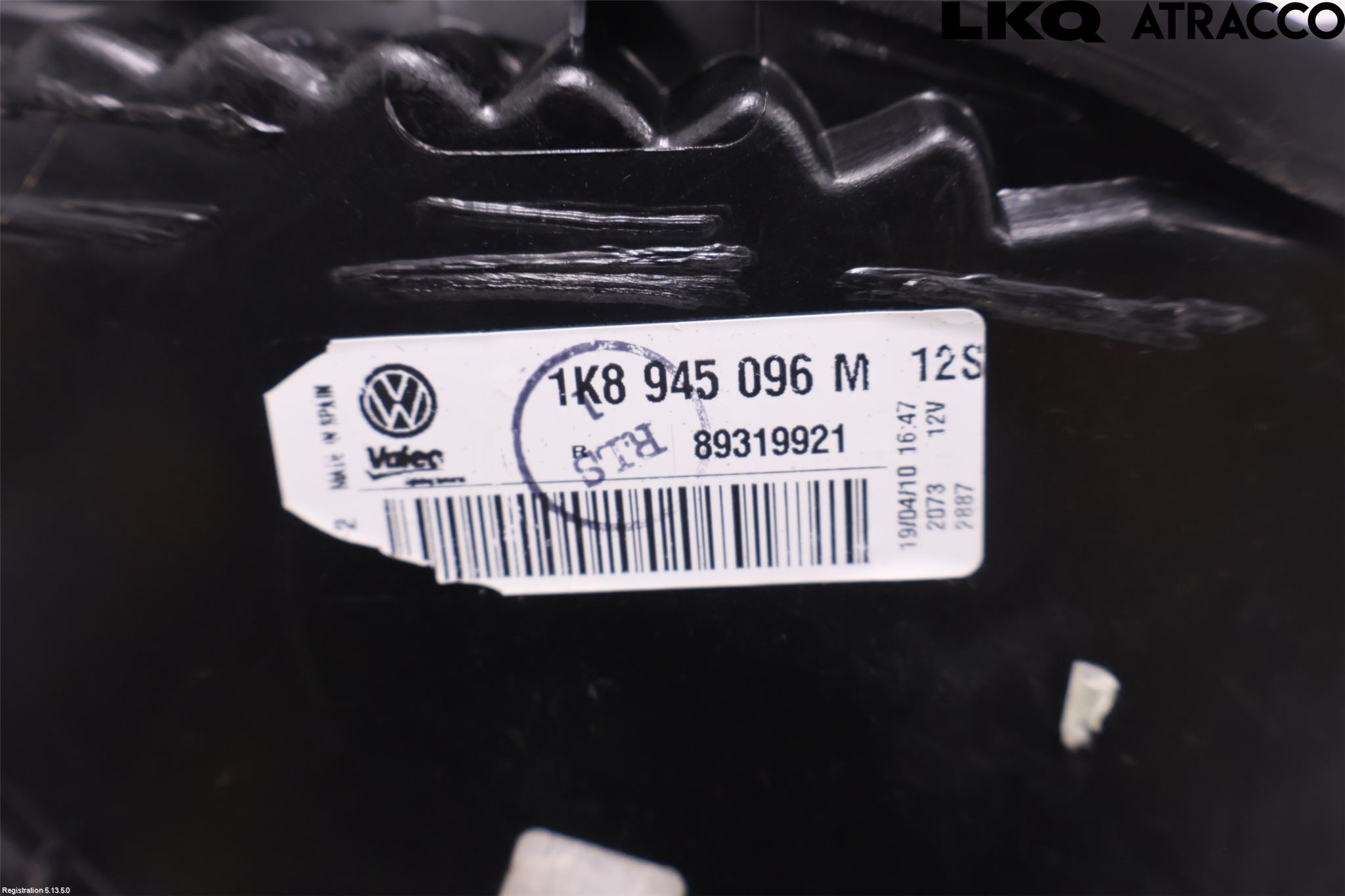 Volkswagen VW SCIROCCO 09-17 Baklykt Høyre