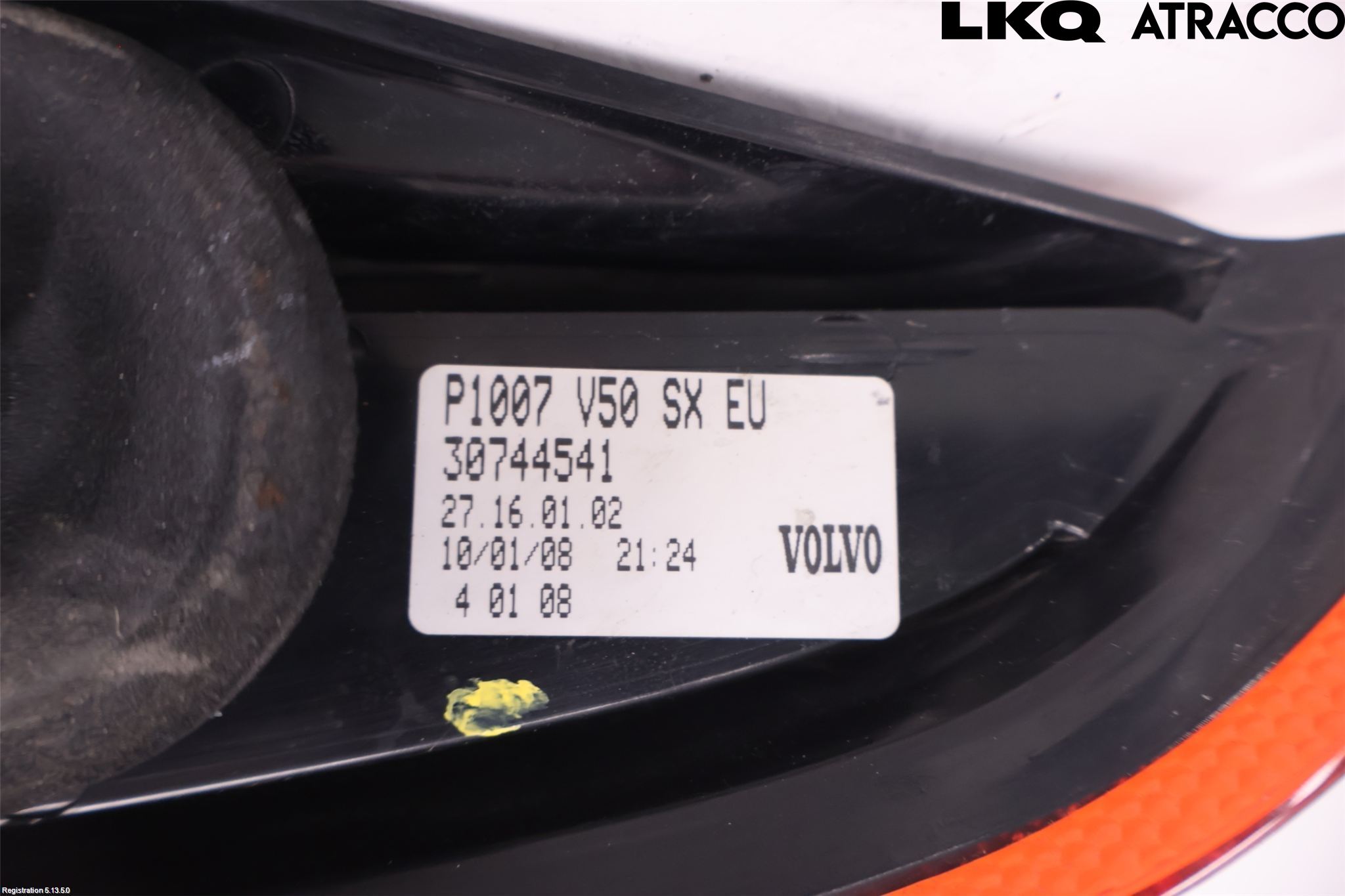 Volvo V50 08-12 Baklykt Venstre