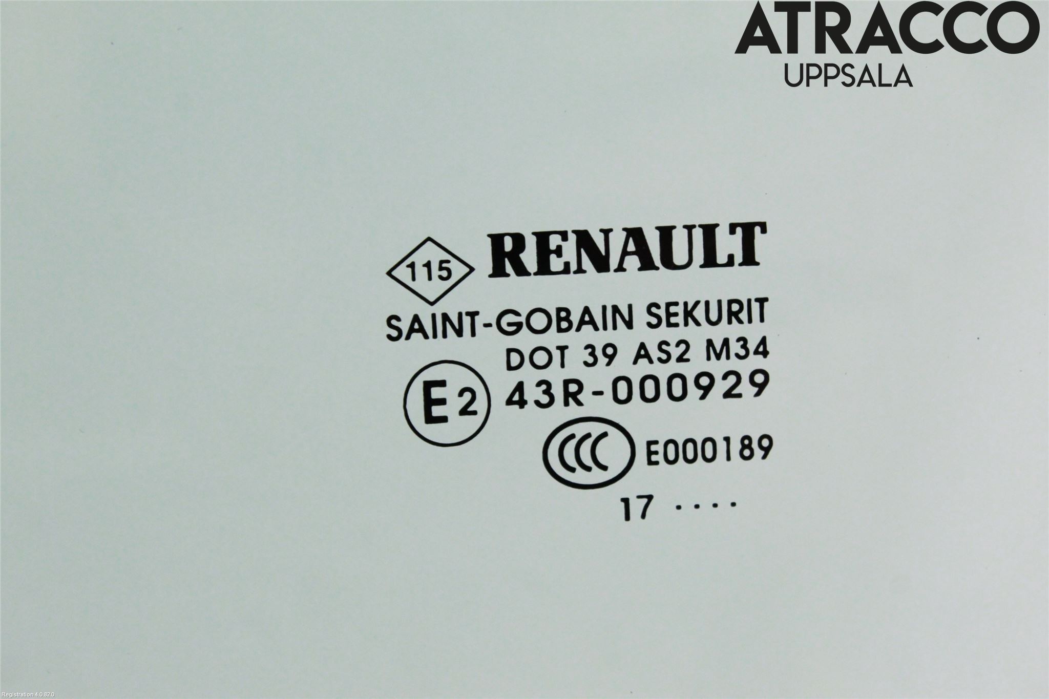 Renault TALISMAN 16-20 Dørrute Foran Venstre 4 Dørs