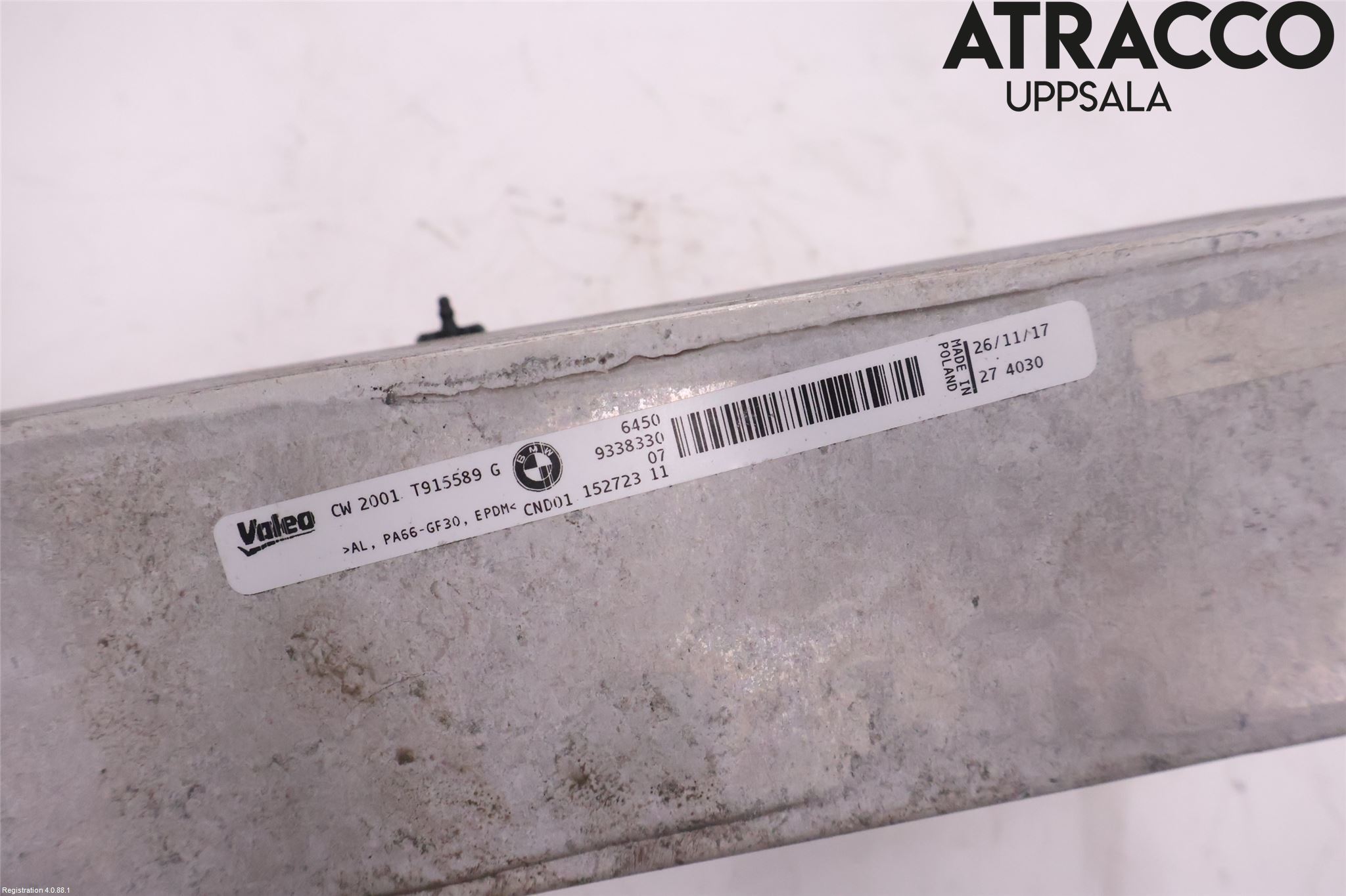 BMW 3 F30/F31/F80 12-19 Varme Ac Kondenser-Kjøler