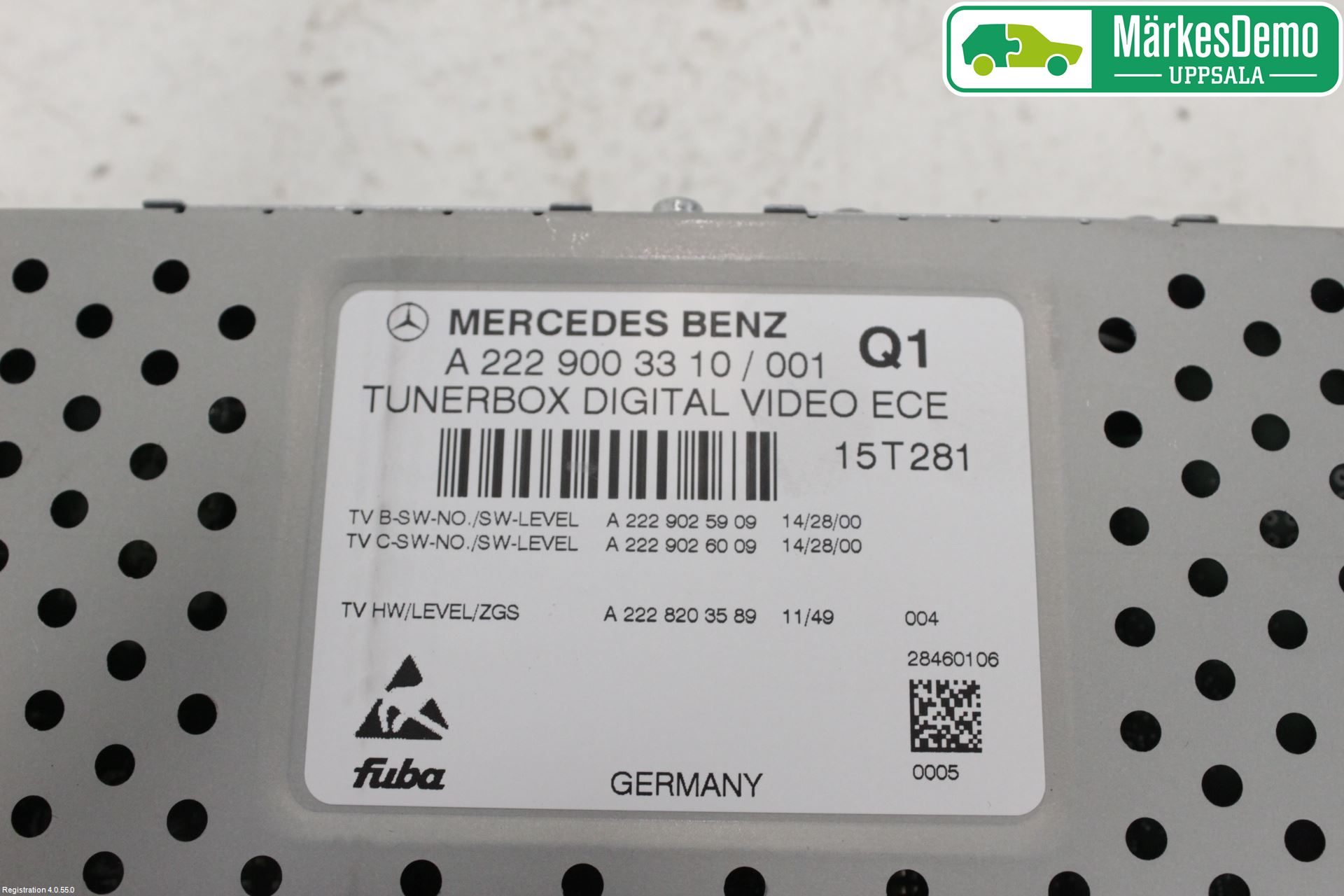 Mercedes-Benz MB S-KLASS (W222) 13-20 Stereo Radio Øvrig