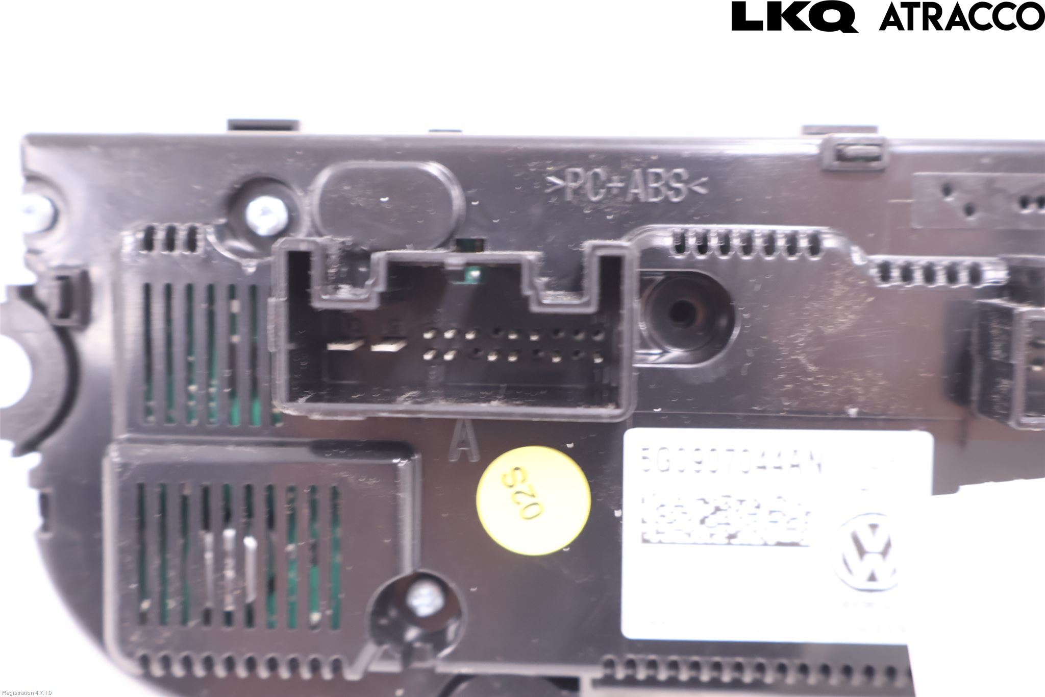 Volkswagen VW GOLF / E-GOLF VII 13-20 Varme Ac Betjening-Display