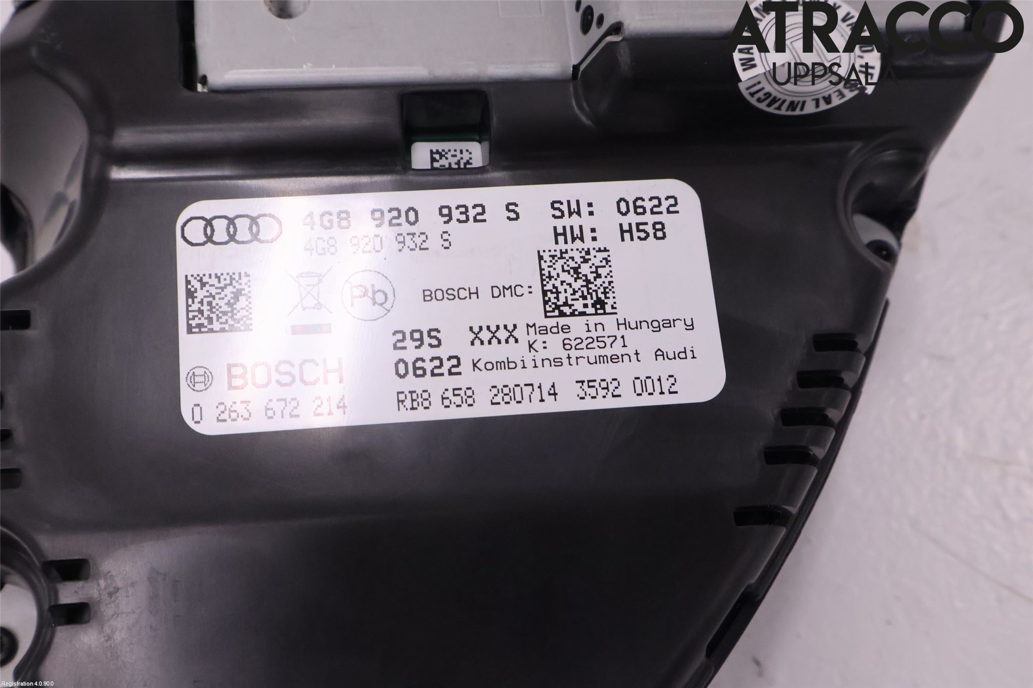 Audi A6/S6 4G 11-18 Instr Speedometer