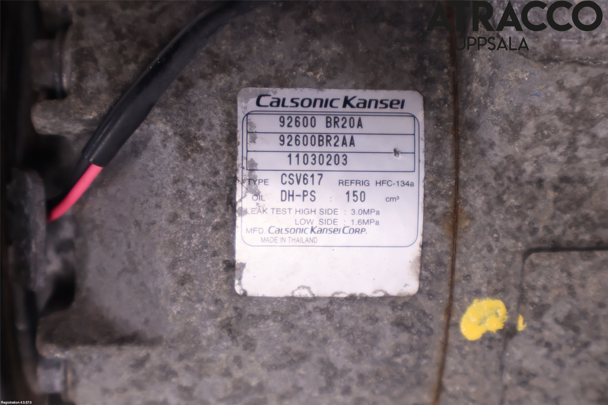 Nissan QASHQAI+2  10-14 Varme Ac Kompressor