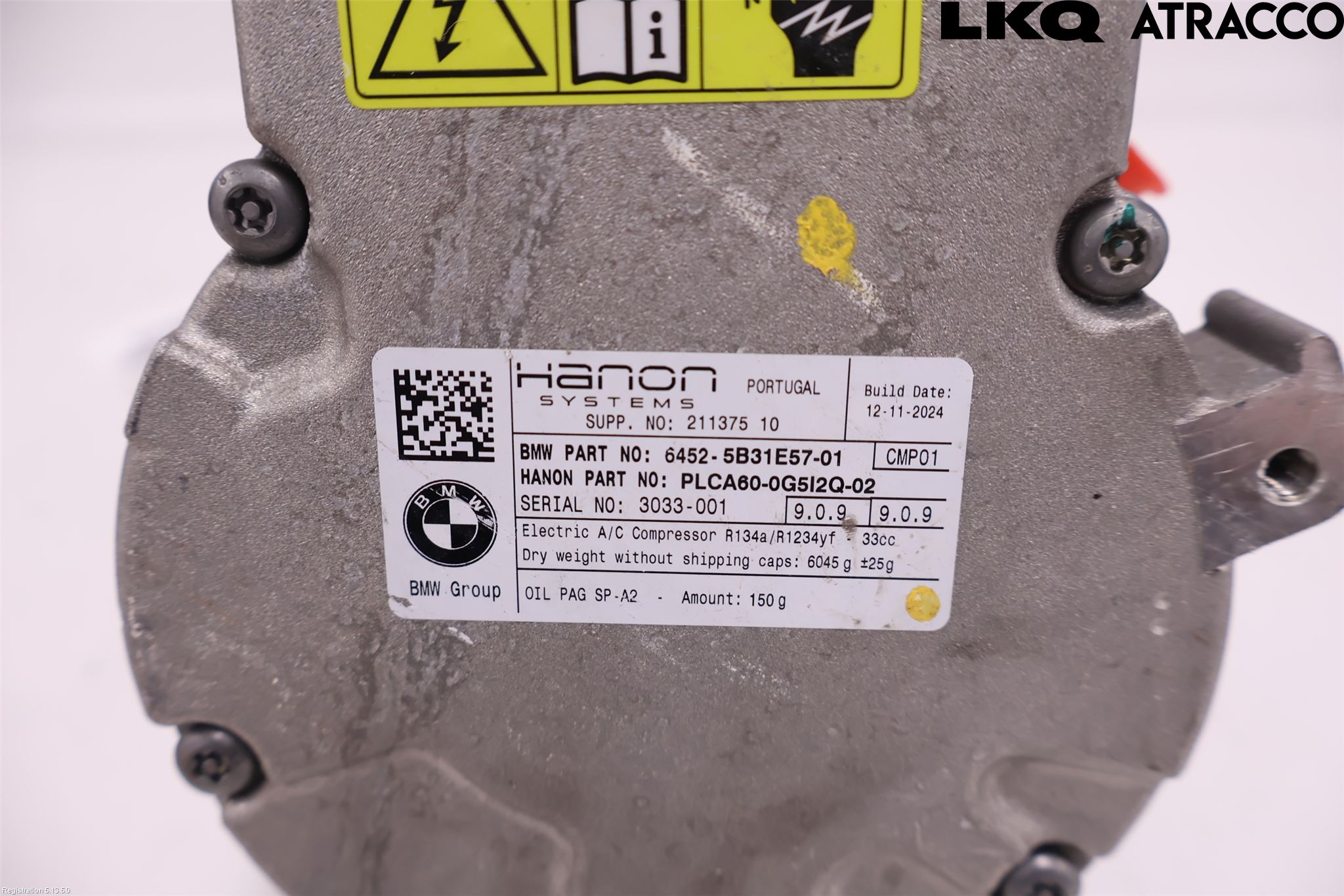 BMW X1/iX1 U11 23- Varme Ac Kompressor
