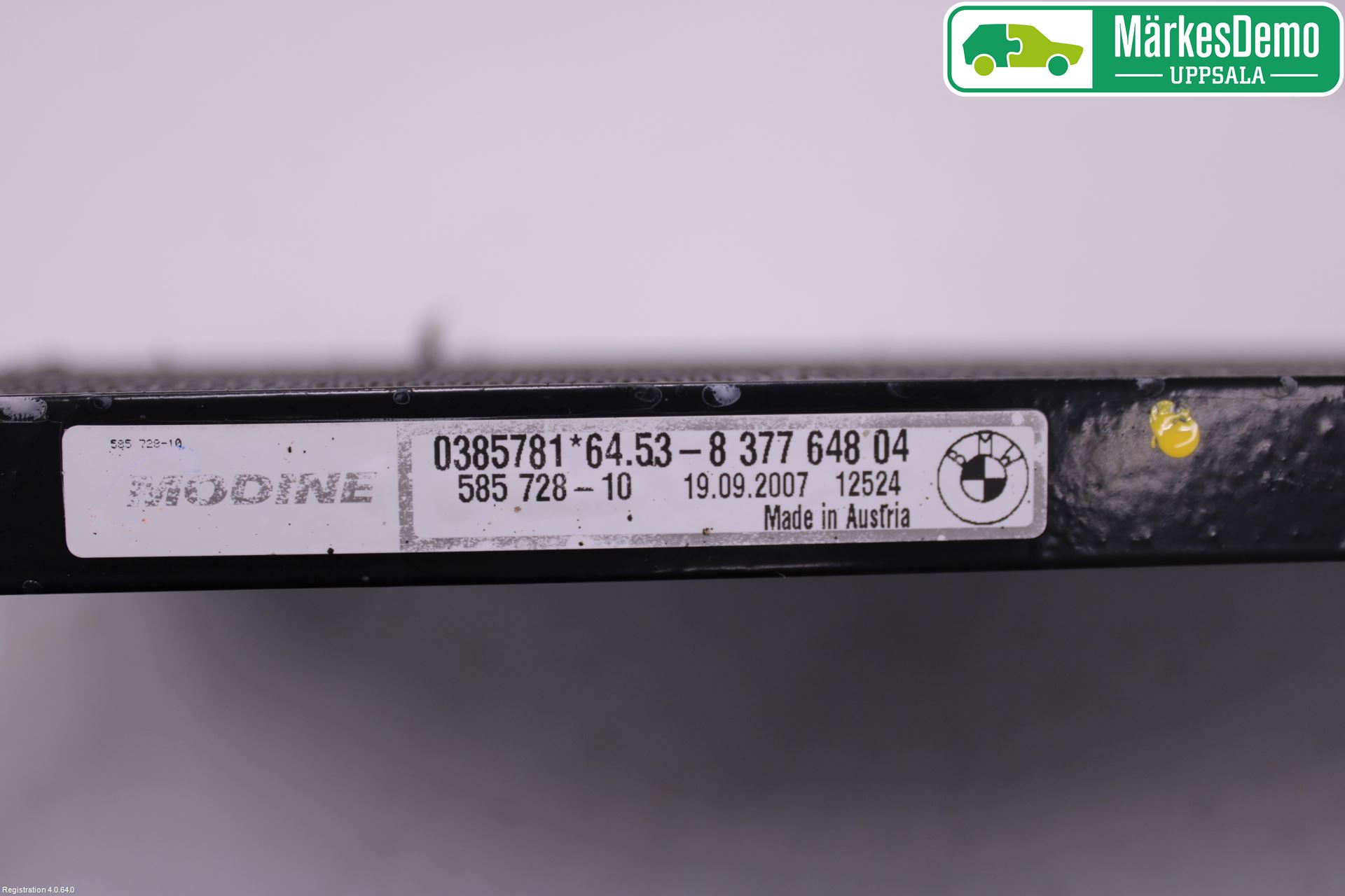 BMW X3 E83     03-10 Varme Ac Kondenser-Kjøler