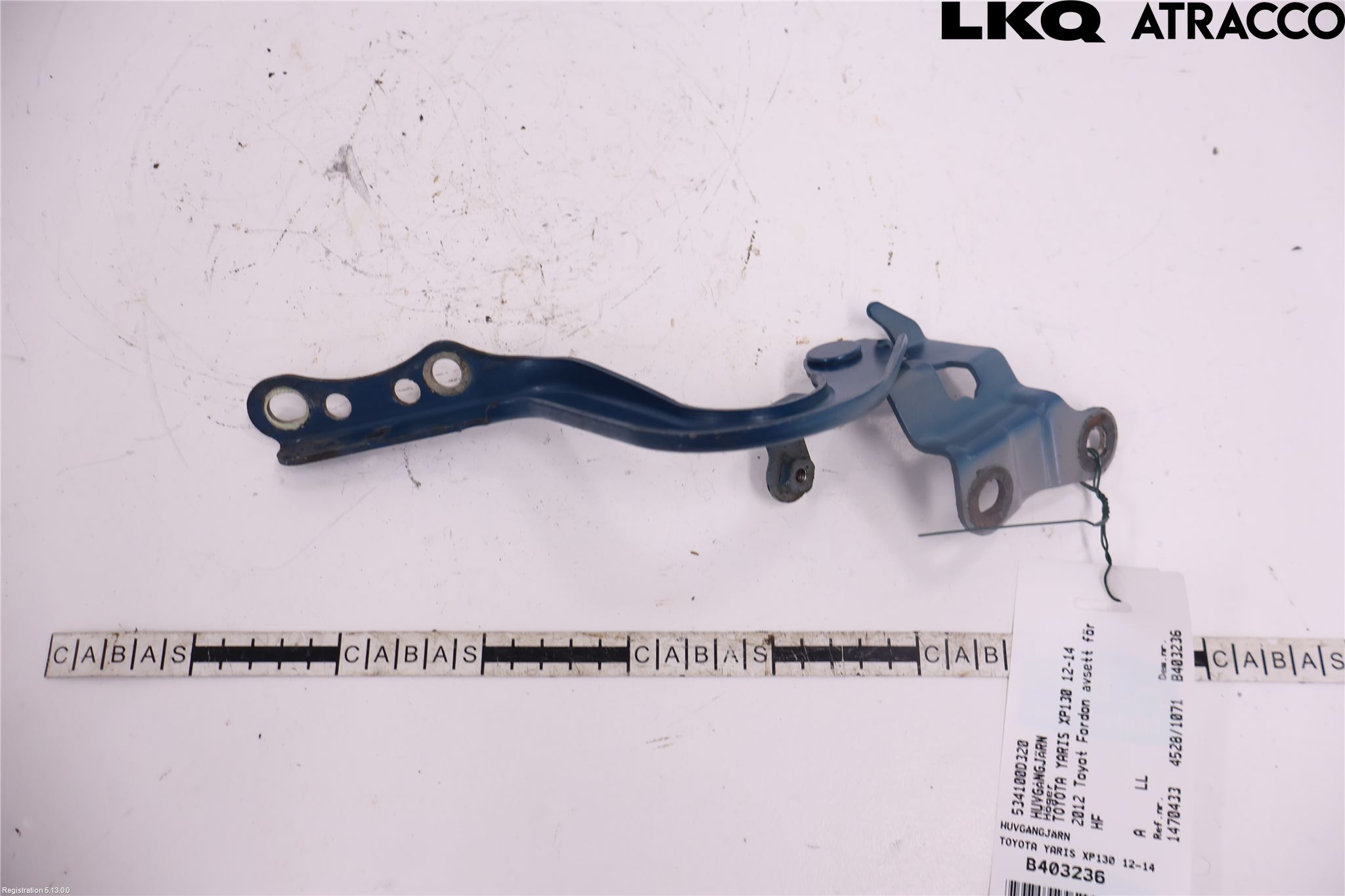 Toyota YARIS XP130 12-14 Panser Hengsel - Hengsler