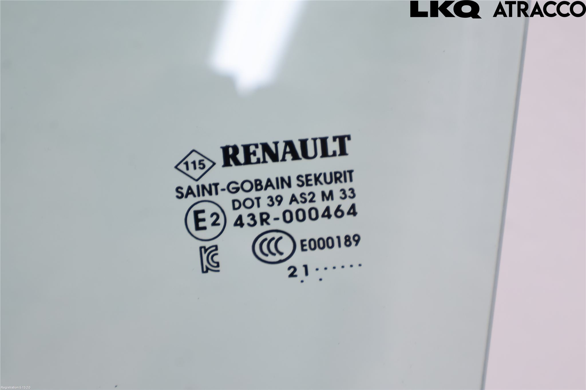 Renault ZOE/E-TECH 13- Dørrute Bak Venstre 4Dørs
