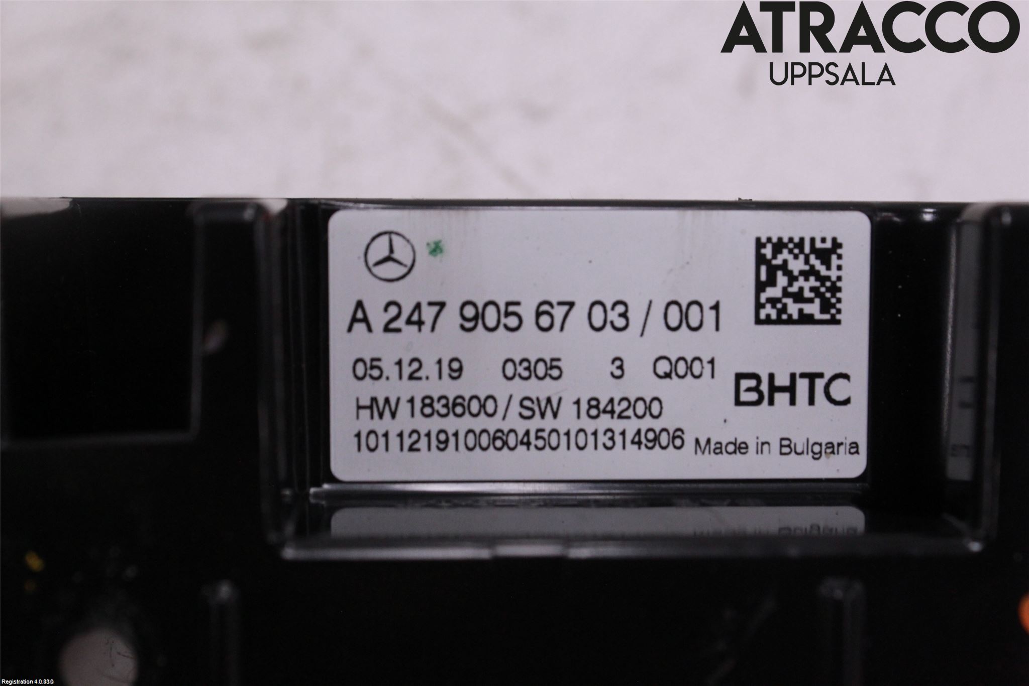 Mercedes-Benz MB CLA-KLASS (C118/X118) 19- Varme Ac Betjening-Display