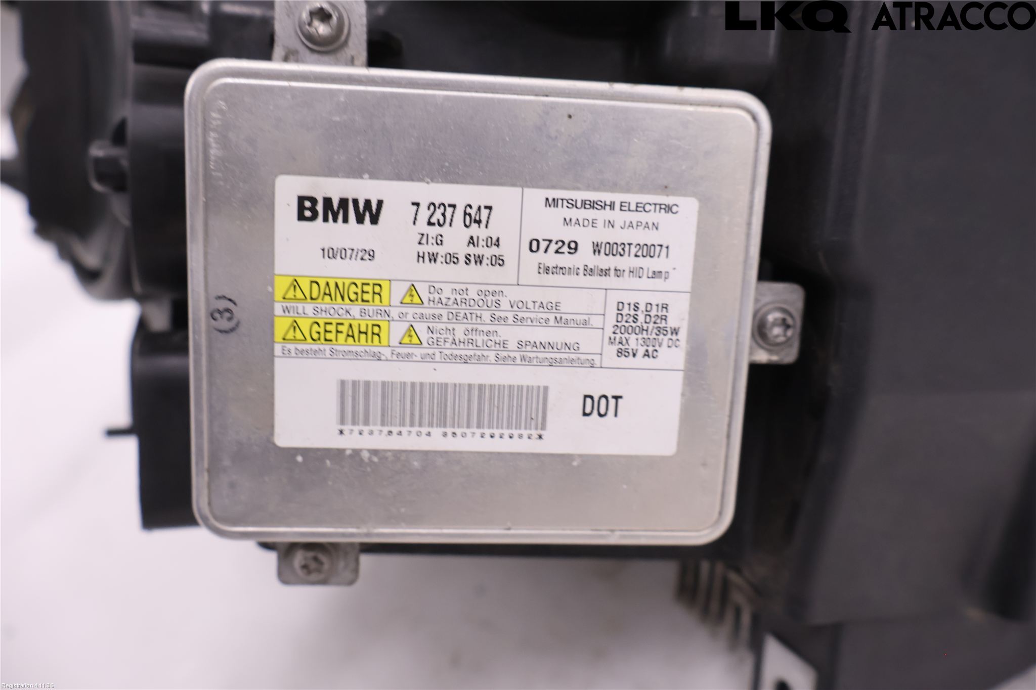BMW 5 GT F07 09-17 Frontlykt Venstre