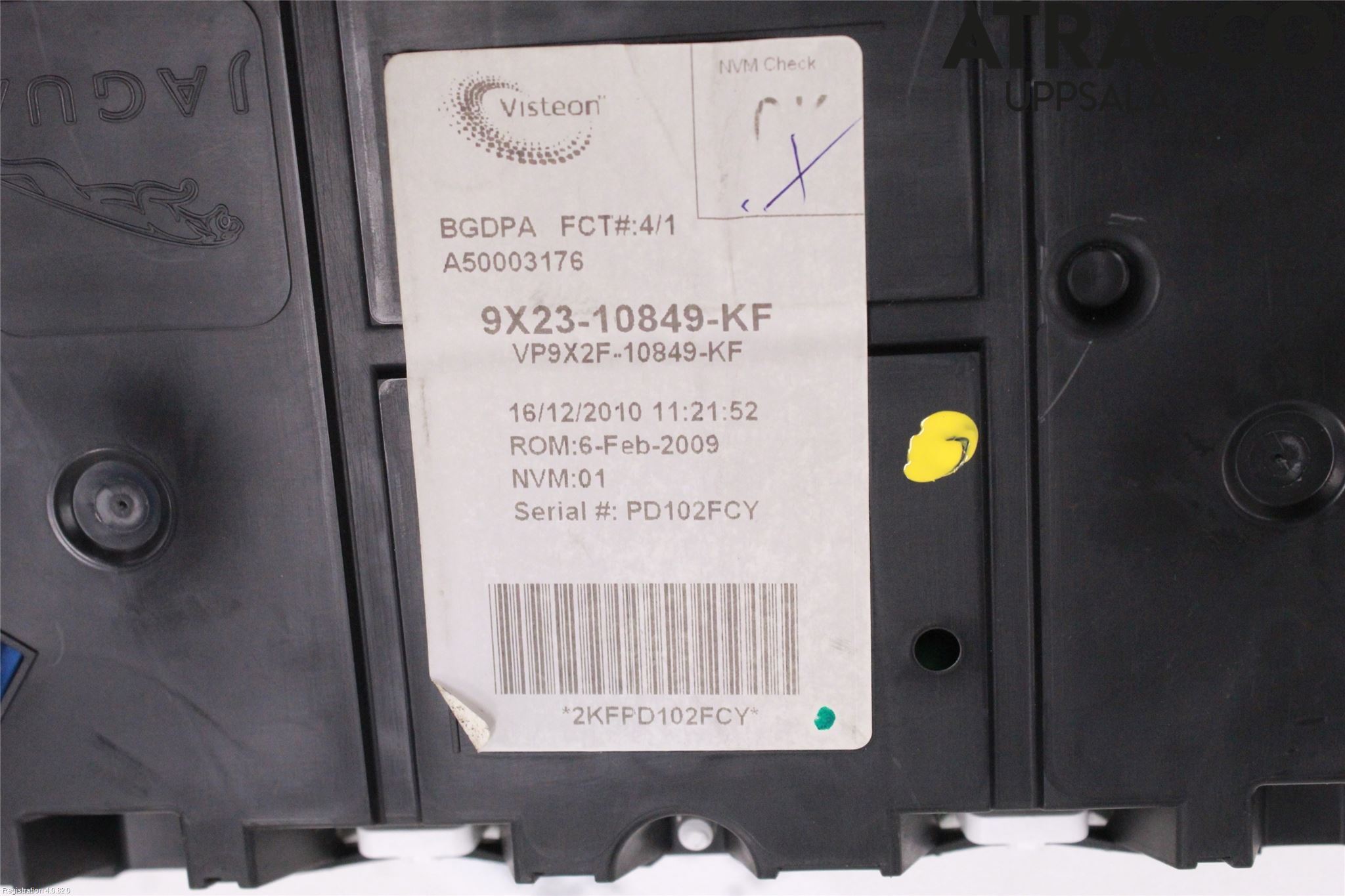 Jaguar XF 08-15 Instr Speedometer