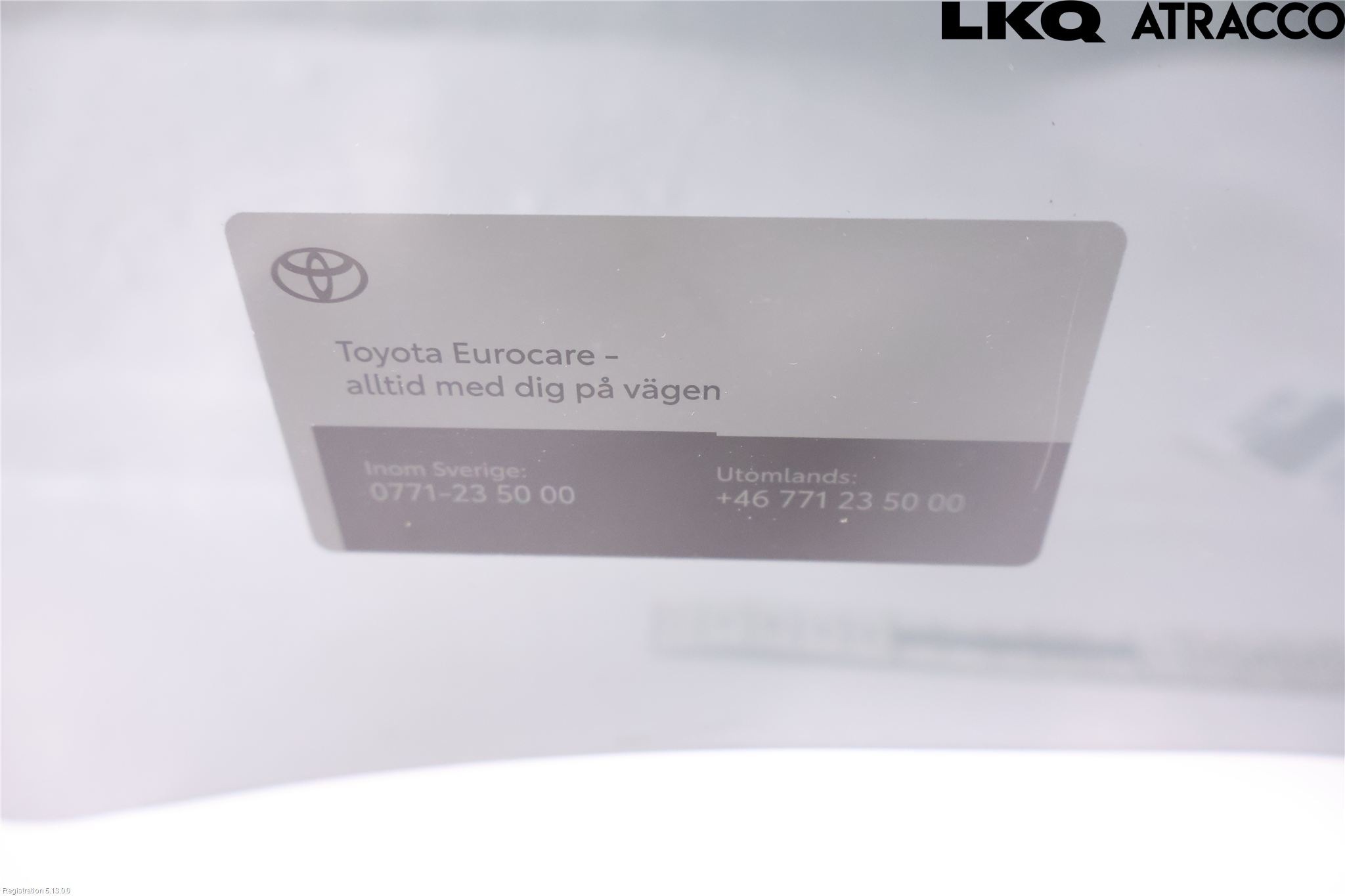 Toyota RAV4 19- Dørrute Bak Venstre 4Dørs