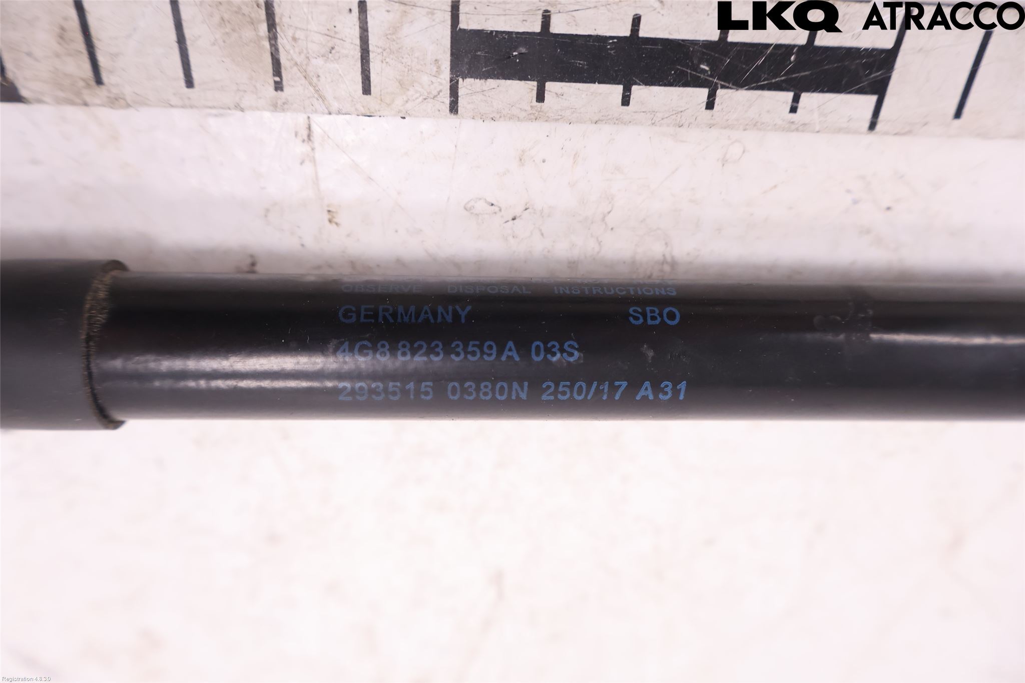 Audi A6/S6 4G 11-18 Panser Demper-Gassfjær