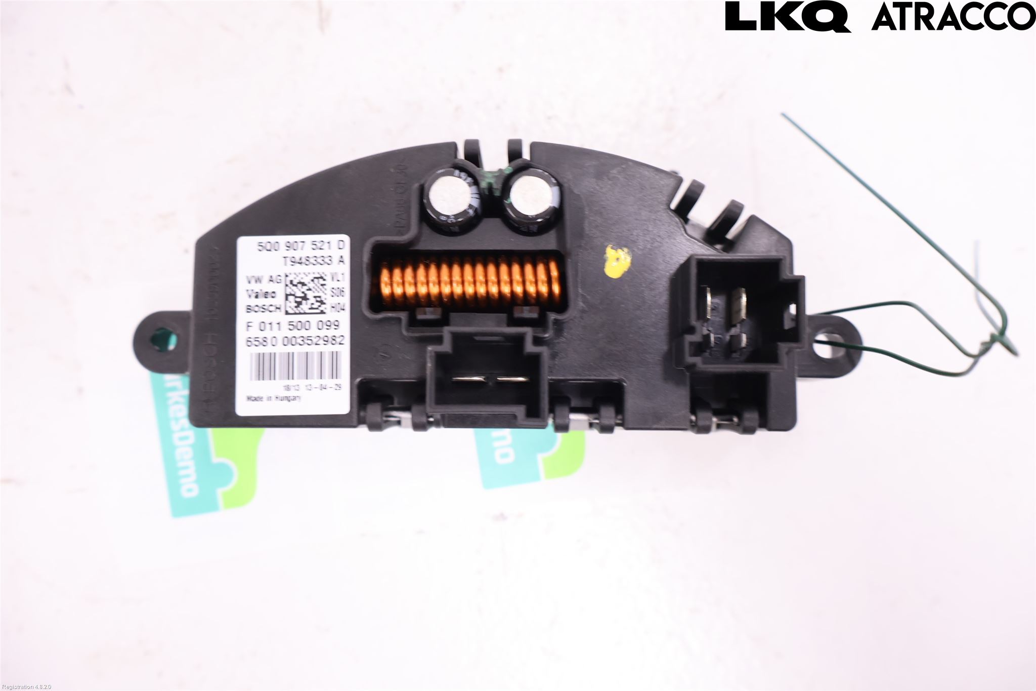 Volkswagen VW GOLF / E-GOLF VII 13-20 Varmeapparat Viftemotstand