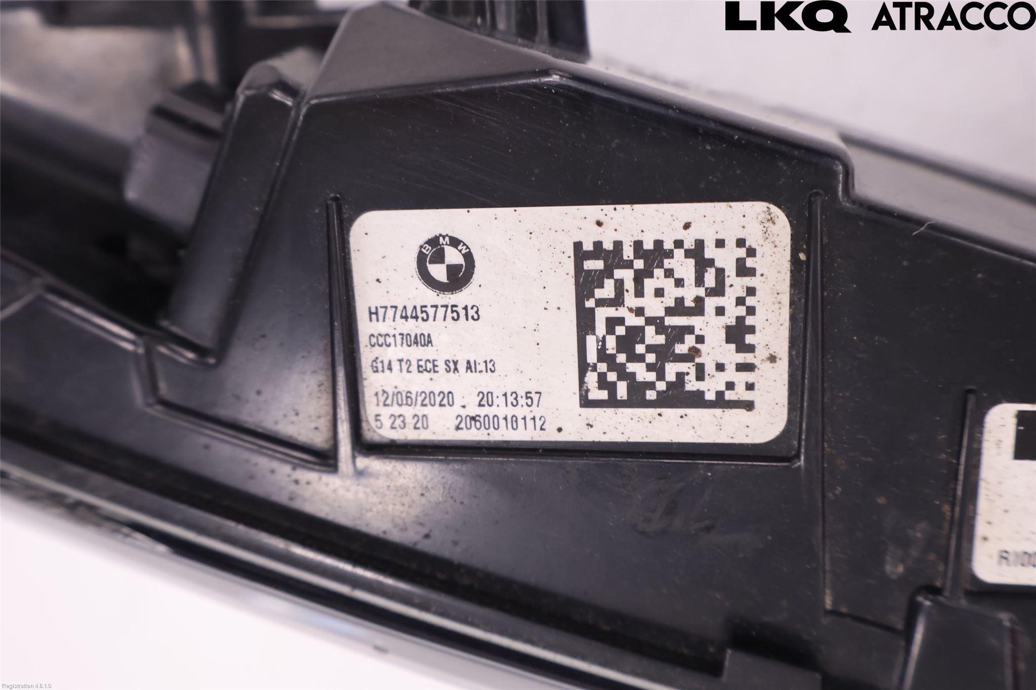 BMW 8 G14/G15/G16 18- Baklykt Venstre  På Luke(Indre