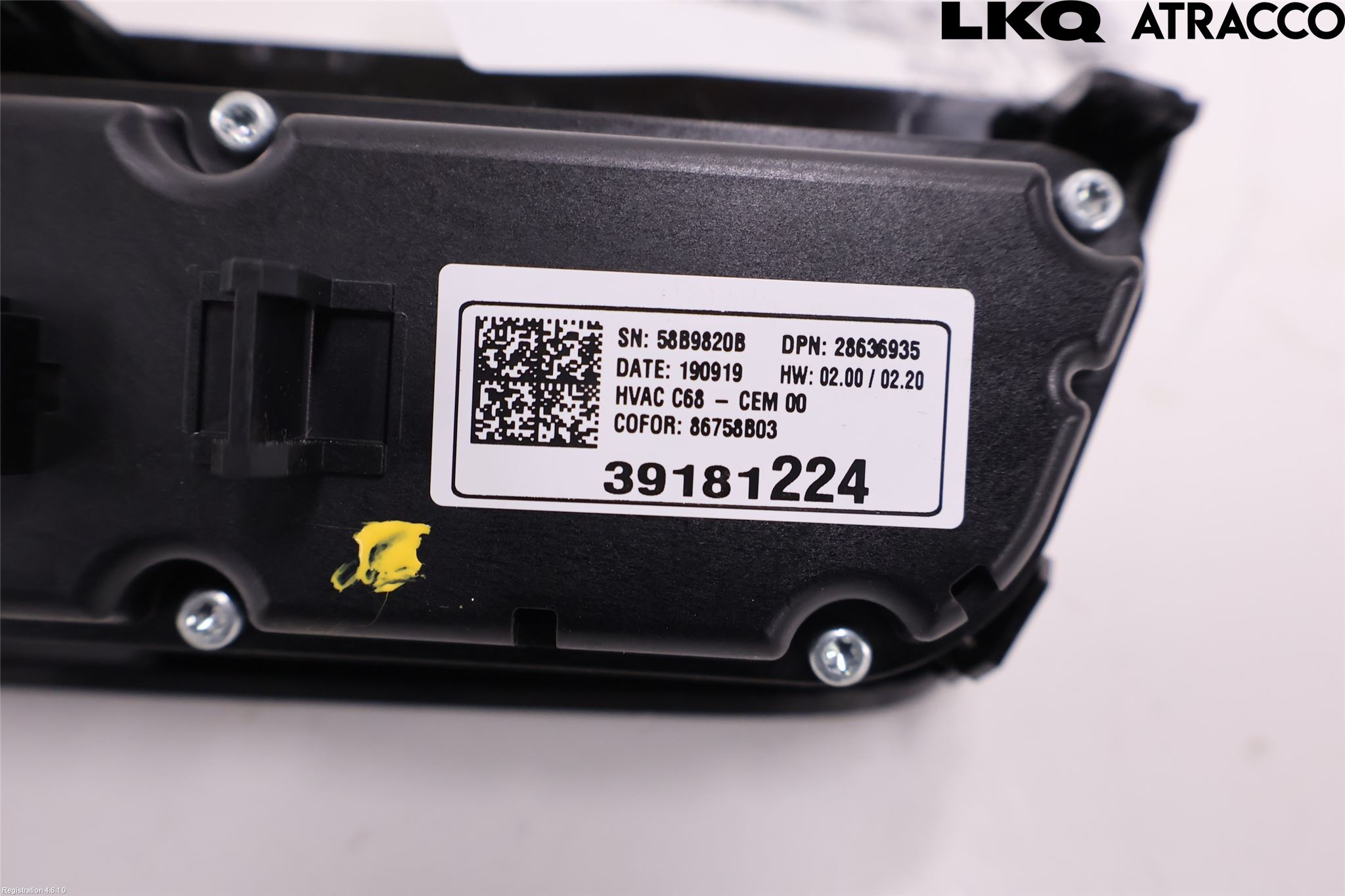 Opel CORSA F, CORSA-E 20- Varme Ac Betjening-Display