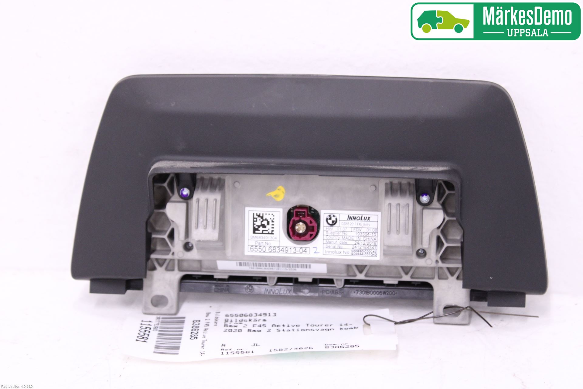 BMW 2 F45 Active Tourer 14-21 Instr Skjerm Dvd-Gps-Ac-Tlf