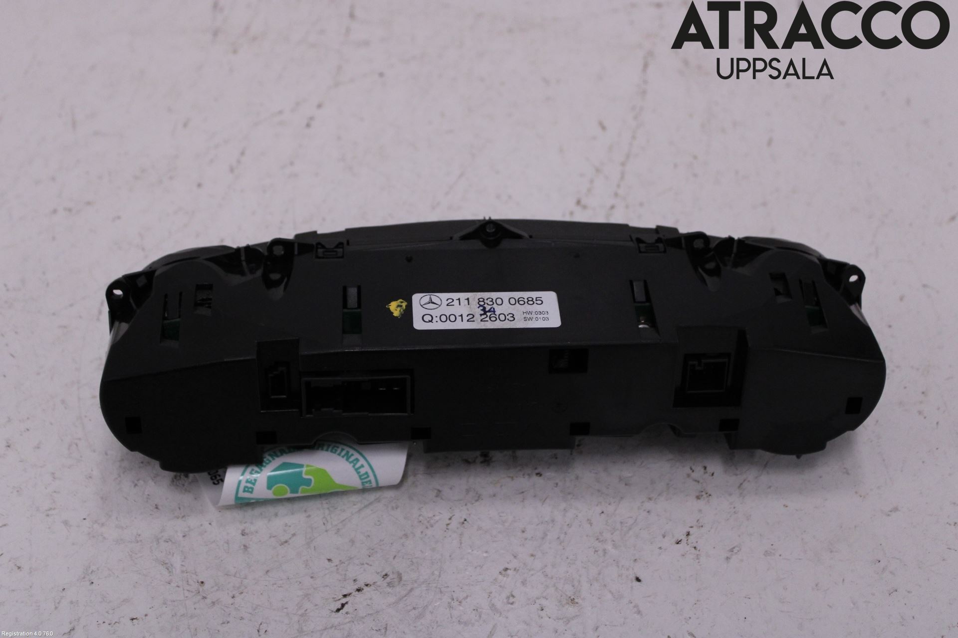 Mercedes-Benz MB E-KLASS (W211) 02-09 Varme Ac Betjening-Display