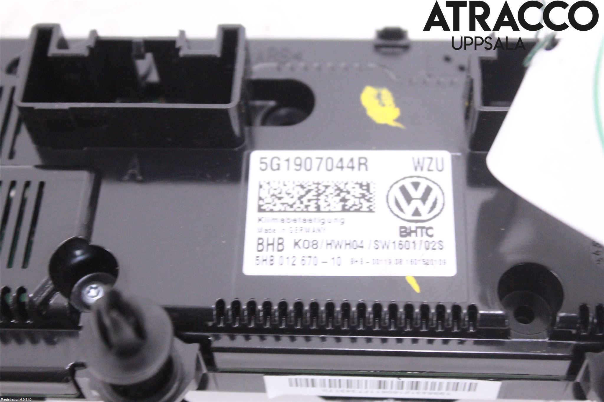 Volkswagen VW GOLF SPORTSVAN 15-20 Varme Ac Betjening-Display