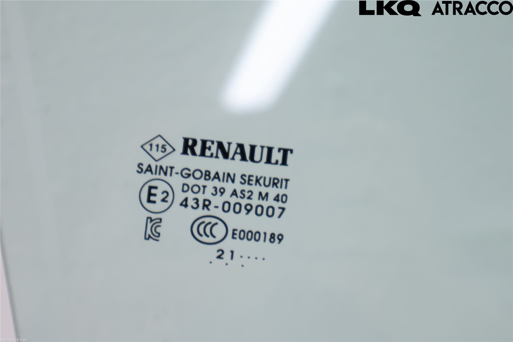 Renault ZOE/E-TECH 13- Dørrute Foran Høyre 4 Dørs