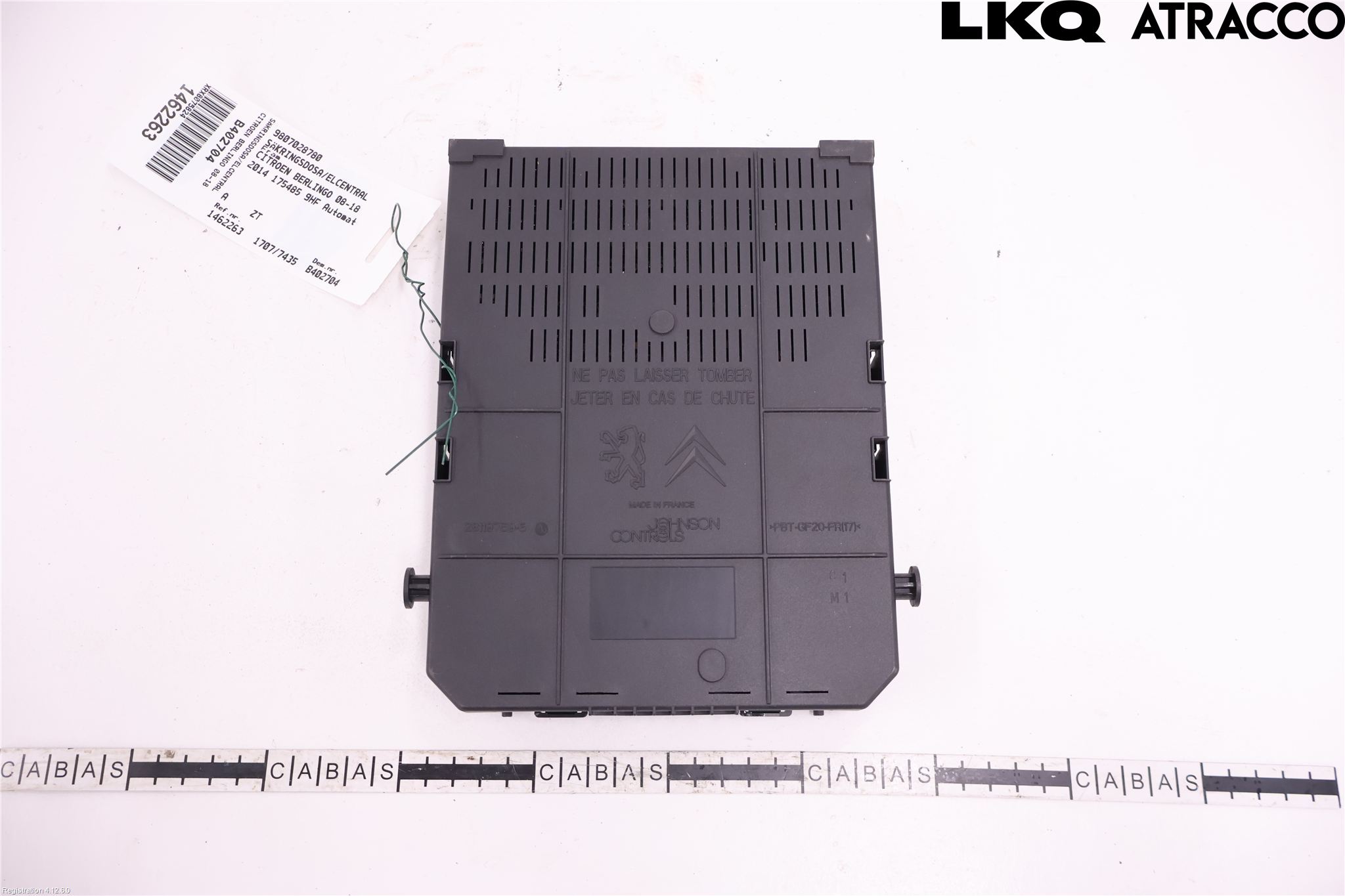 Citroen BERLINGO 08-18 Sikringsboks - Elsentral