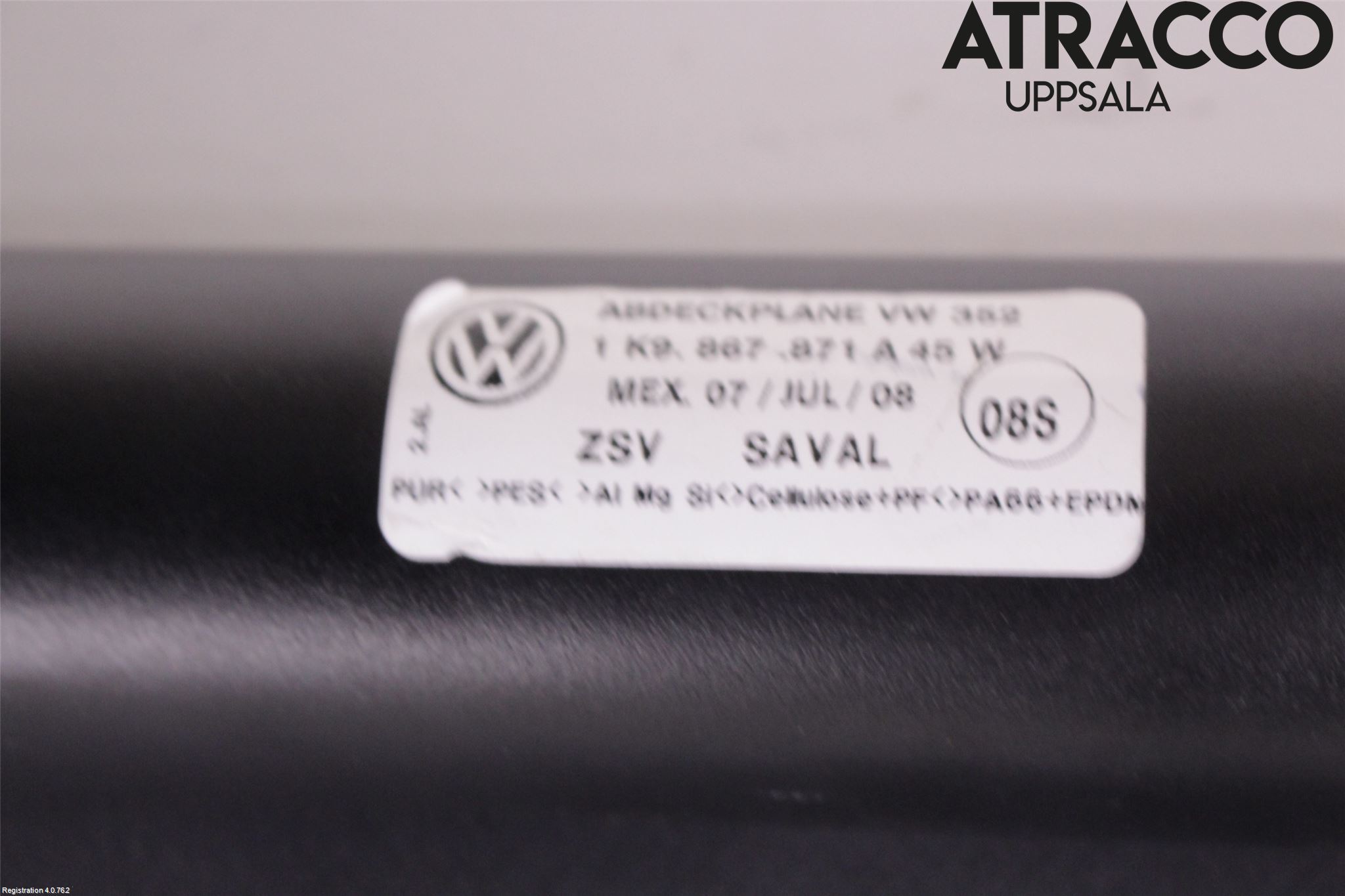 Volkswagen VW GOLF V 04-09 Innr Innsyn Beskytelse Stv
