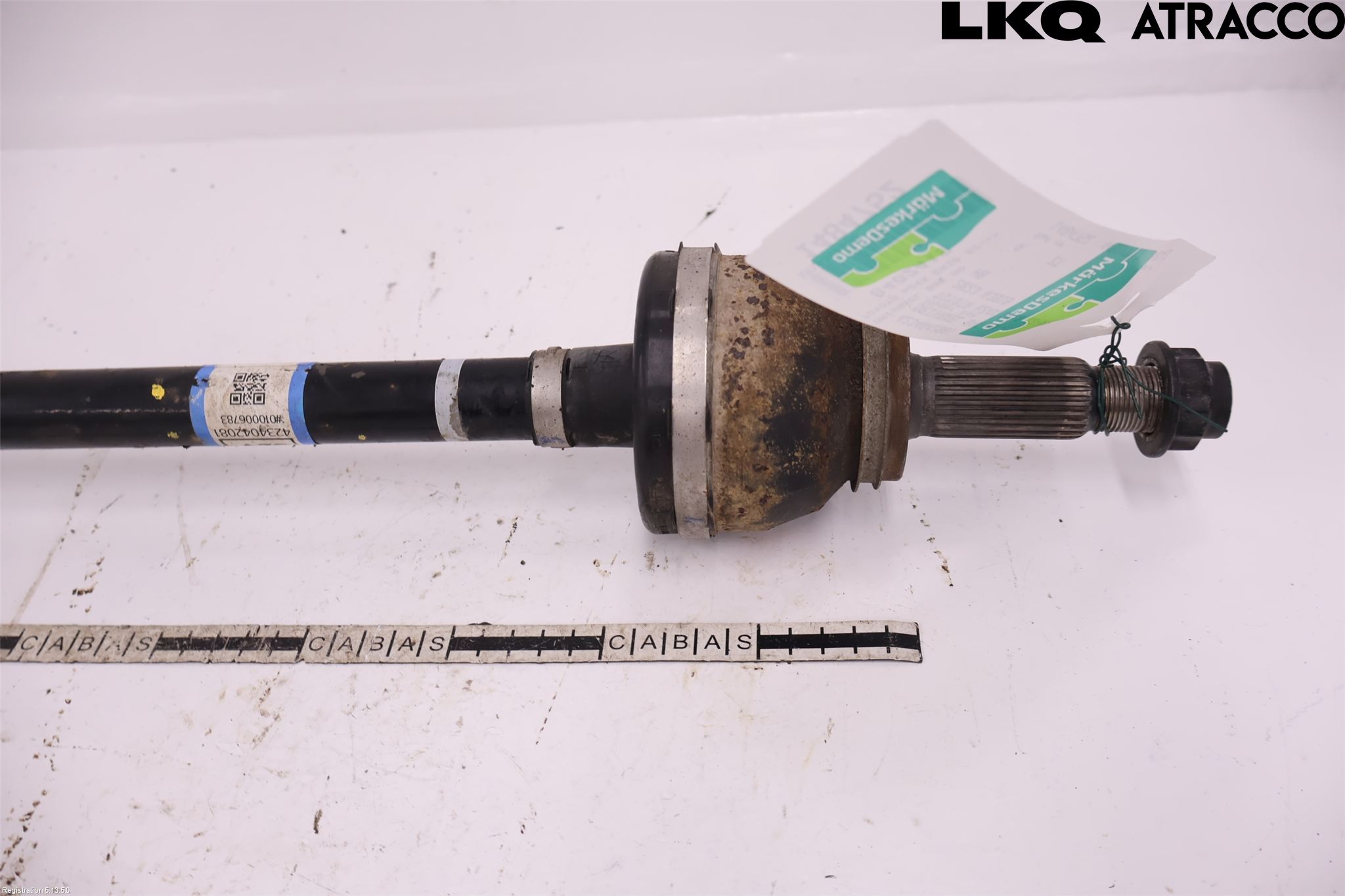 Toyota bZ4X EA10 22- Drivaksel Bak Kompl Høyre