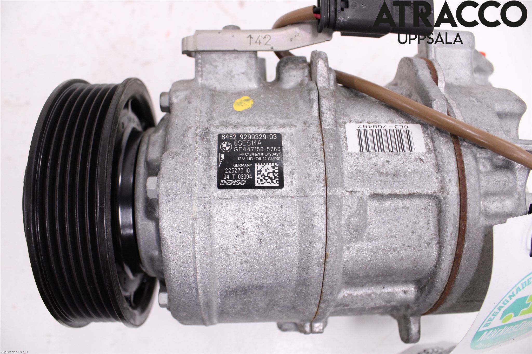 BMW 1 F20/F21 11-19 Varme Ac Kompressor