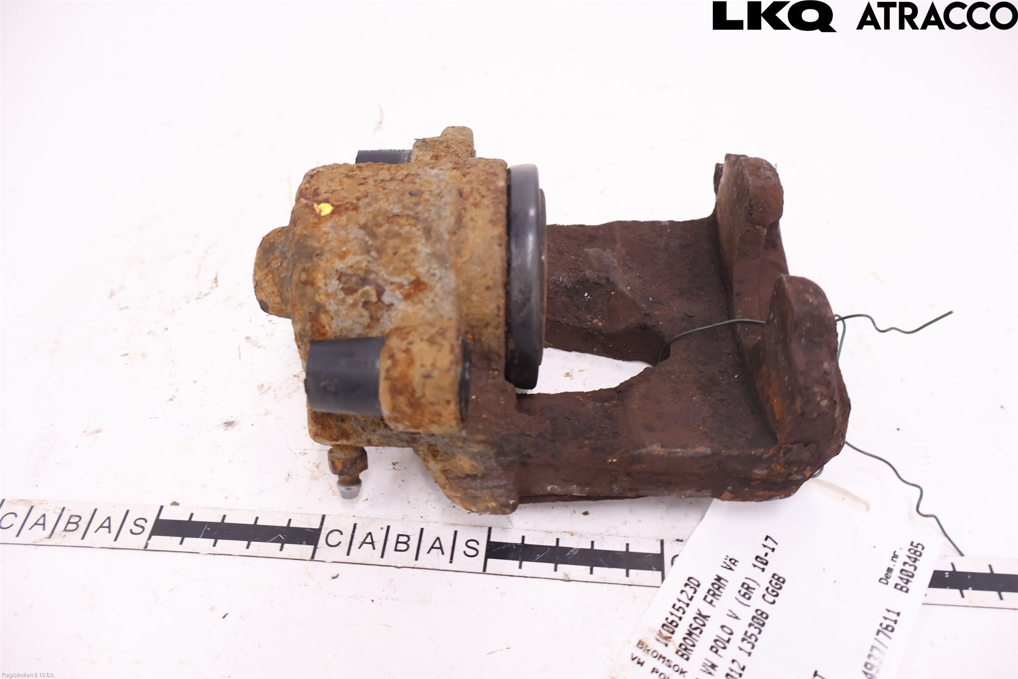 Volkswagen VW POLO 10-17 Bremsecaliper Foran Venstre