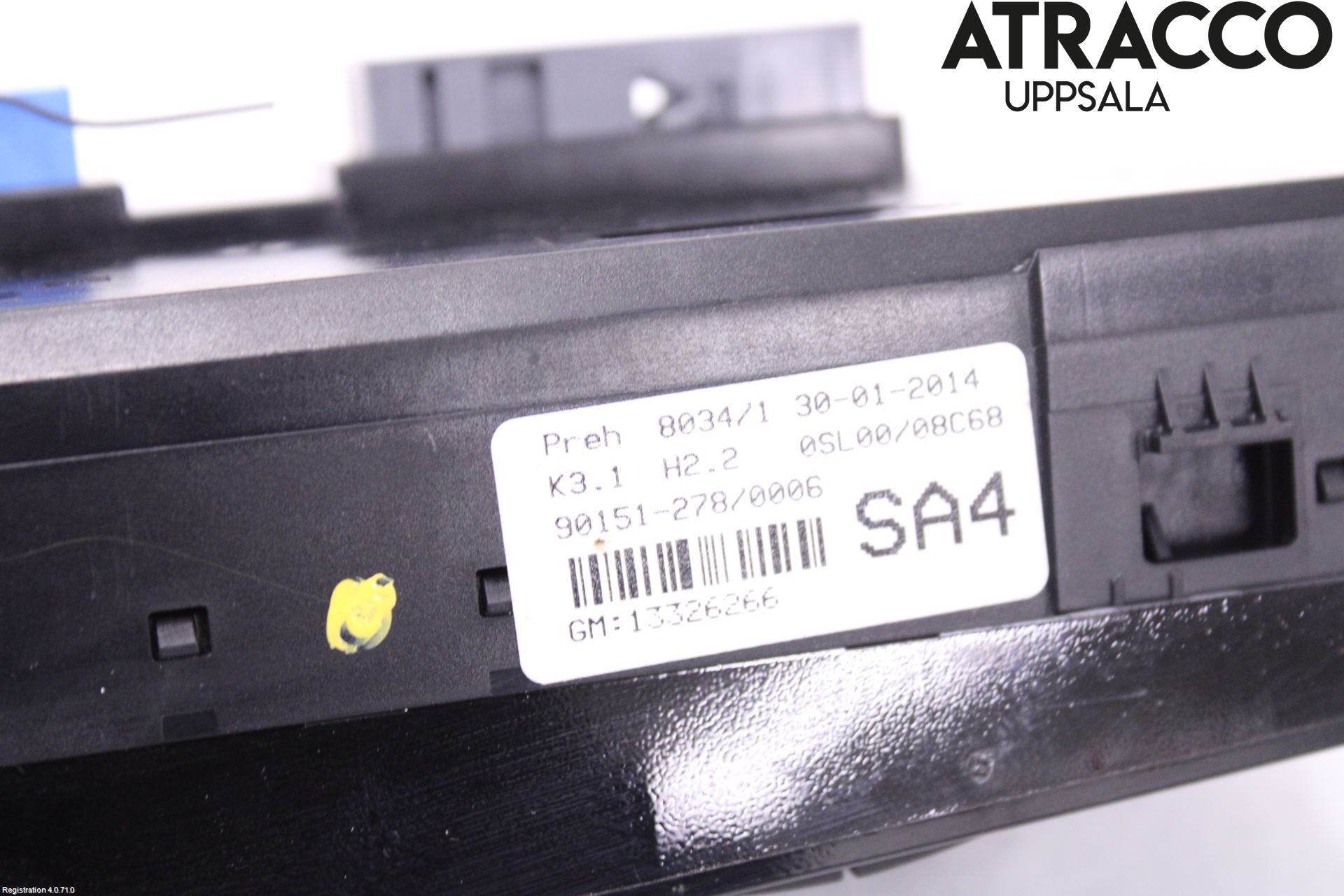 Opel CORSA D 07-14 Varme Ac Betjening-Display