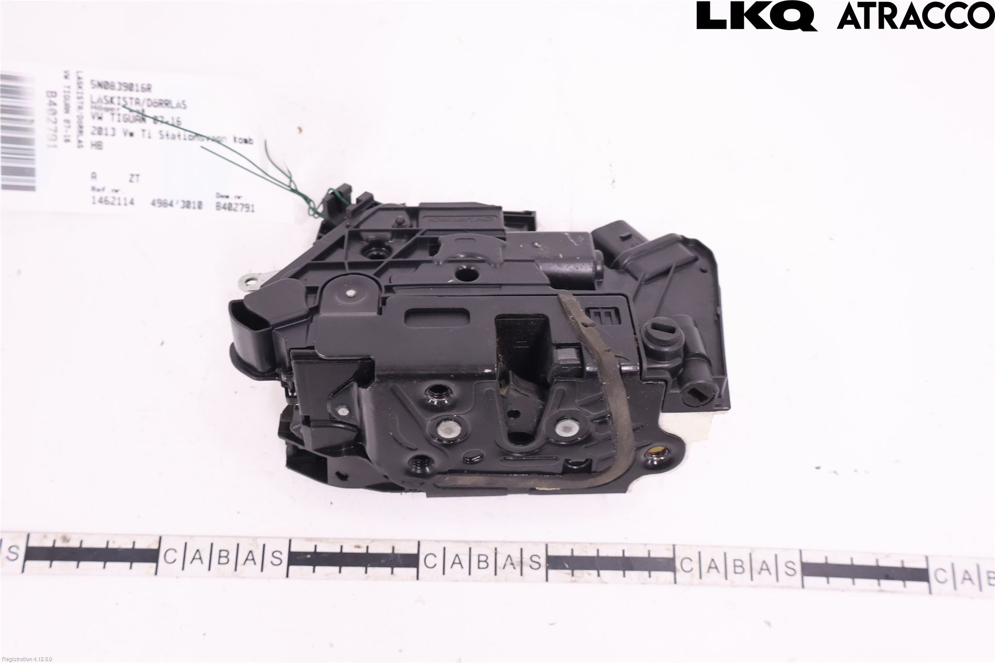 Volkswagen VW TIGUAN 07-16 Dørlås - Låsekasse
