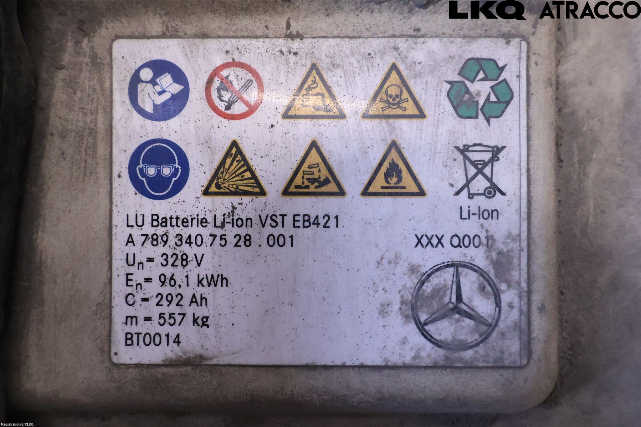 Mercedes-Benz MB EQE (V295) 22- Hybrid Batteri
