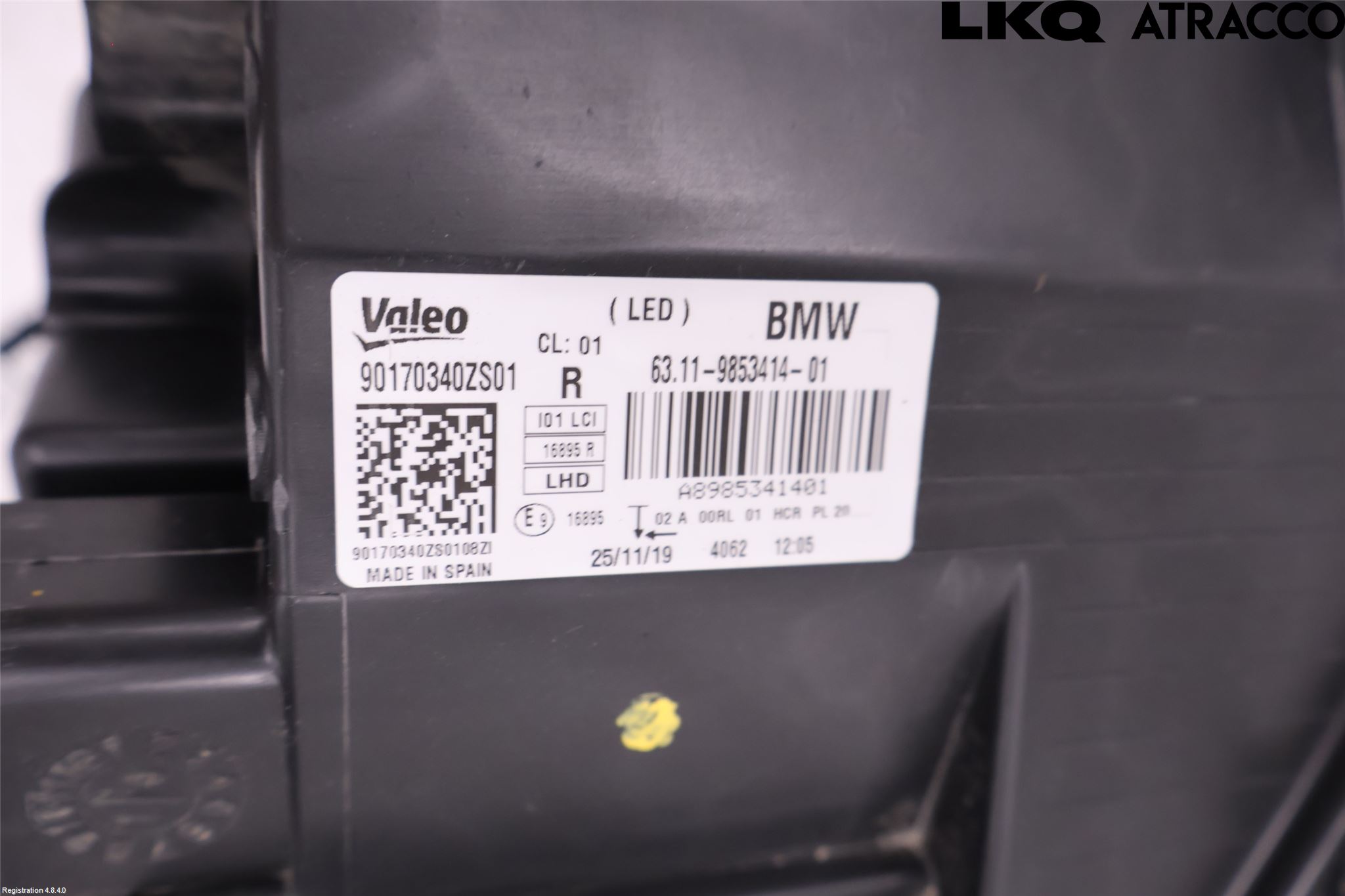 BMW i3 I01 13-22 Frontlykt Høyre