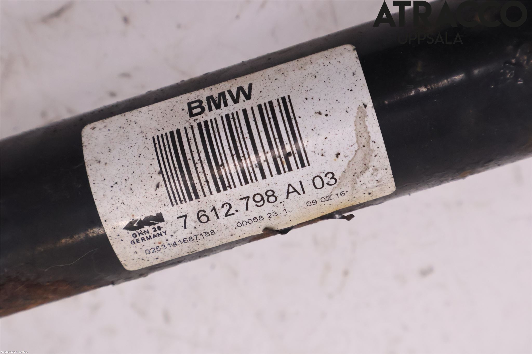 BMW X3 F25 10-17 Drivaksel Bak Kompl Høyre