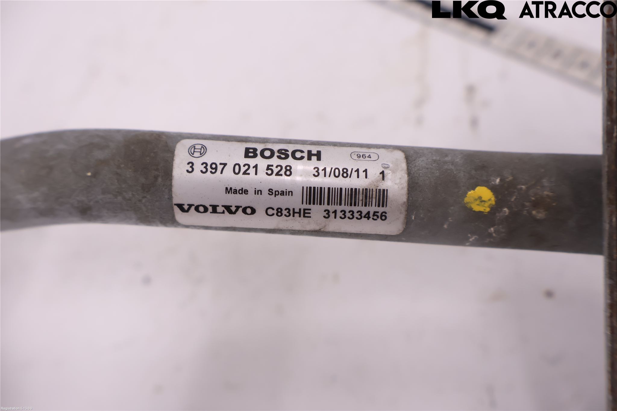 Volvo V70 08-13 Viskeroverføring Frontrute