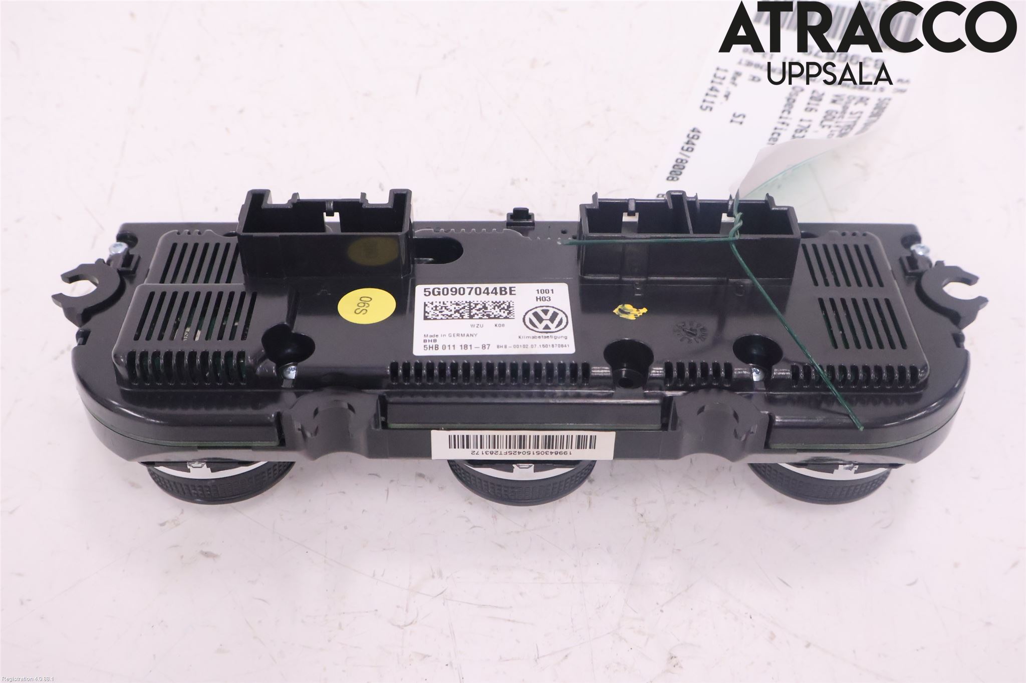 Volkswagen VW GOLF / E-GOLF VII 13-20 Varme Ac Betjening-Display