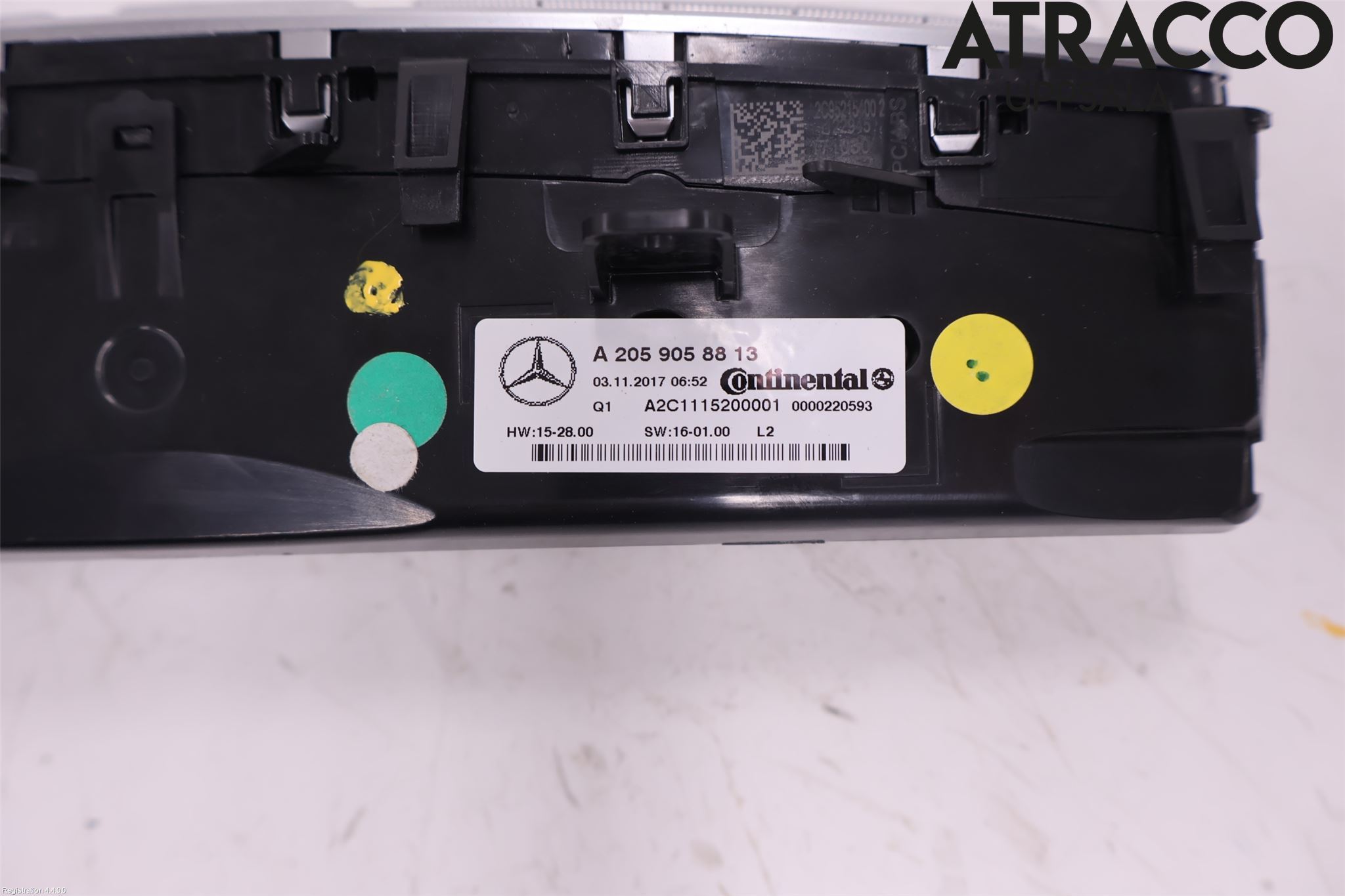 Mercedes-Benz MB C-KLASS (W205) 14-21 Varme Ac Betjening-Display