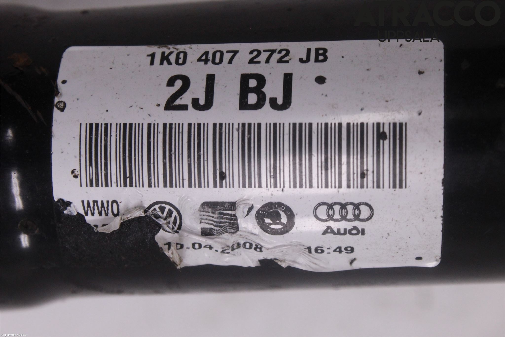 Audi A3/S3 05-13 Drivaksel Foran Kompl Høyre