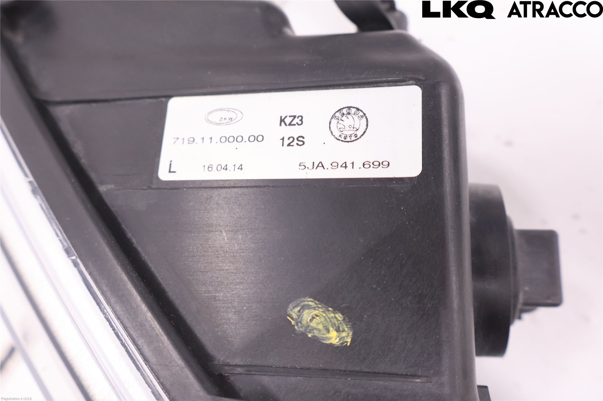 Skoda RAPID Frontlykt-Kurve-Tåkelys