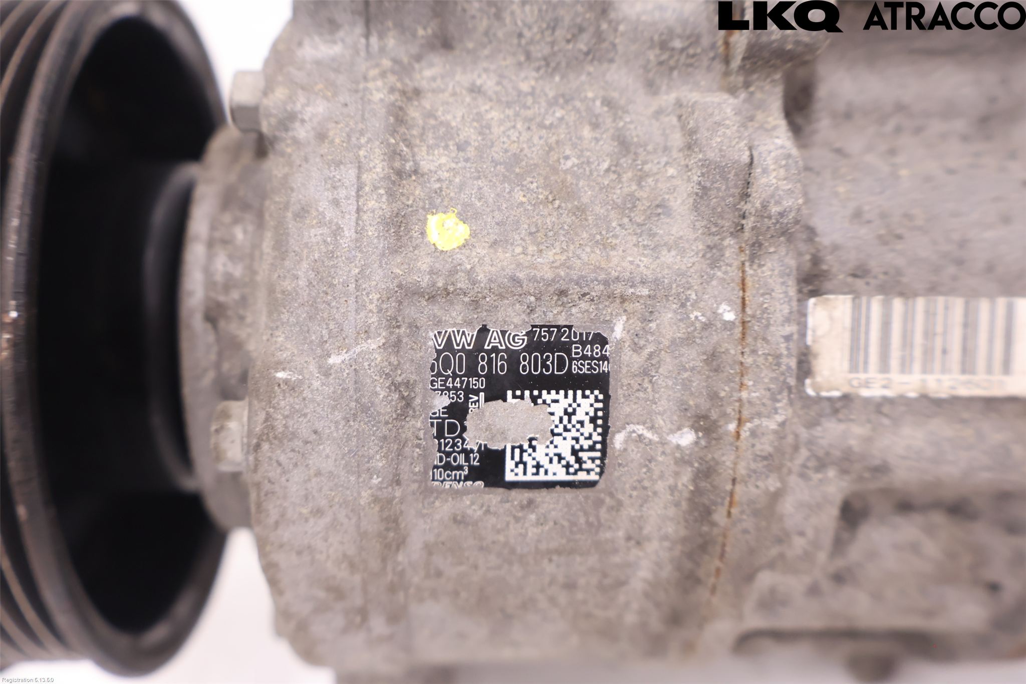 Volkswagen VW GOLF / E-GOLF VII 13-20 Varme Ac Kompressor