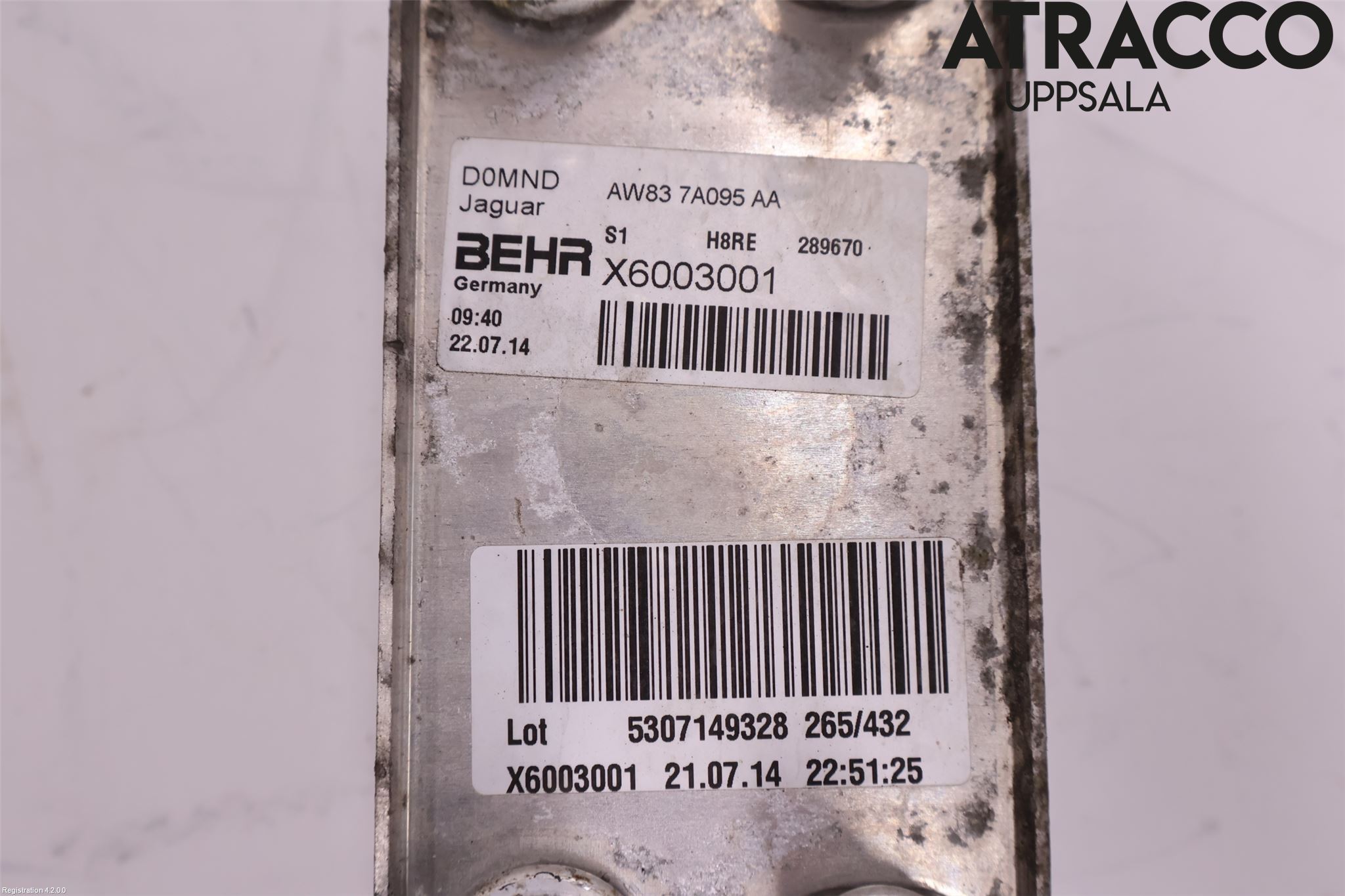 Landrover RANGE ROVER (L405) 13-21 Radiator Oljekjøler Automatgea