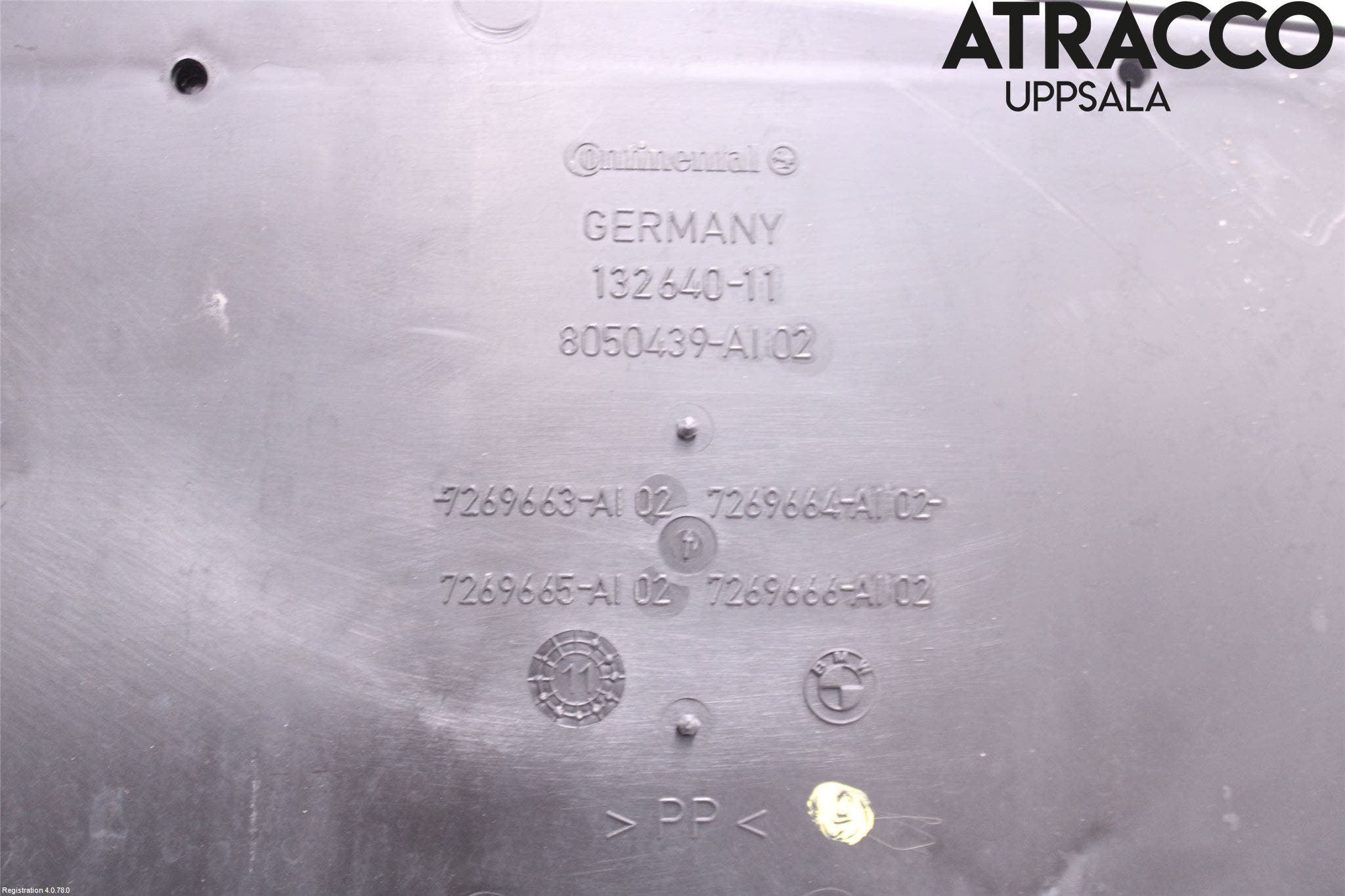 BMW 5 F10/F11/F18 09-17 Spylerbeholder Frontrute-Lykte