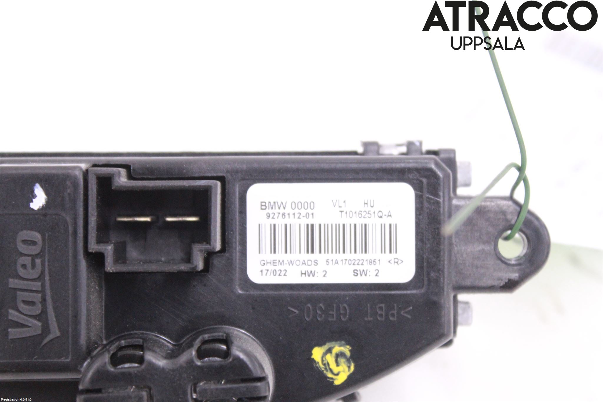 BMW X6 F16 14-19 Varmeapparat Viftemotstand