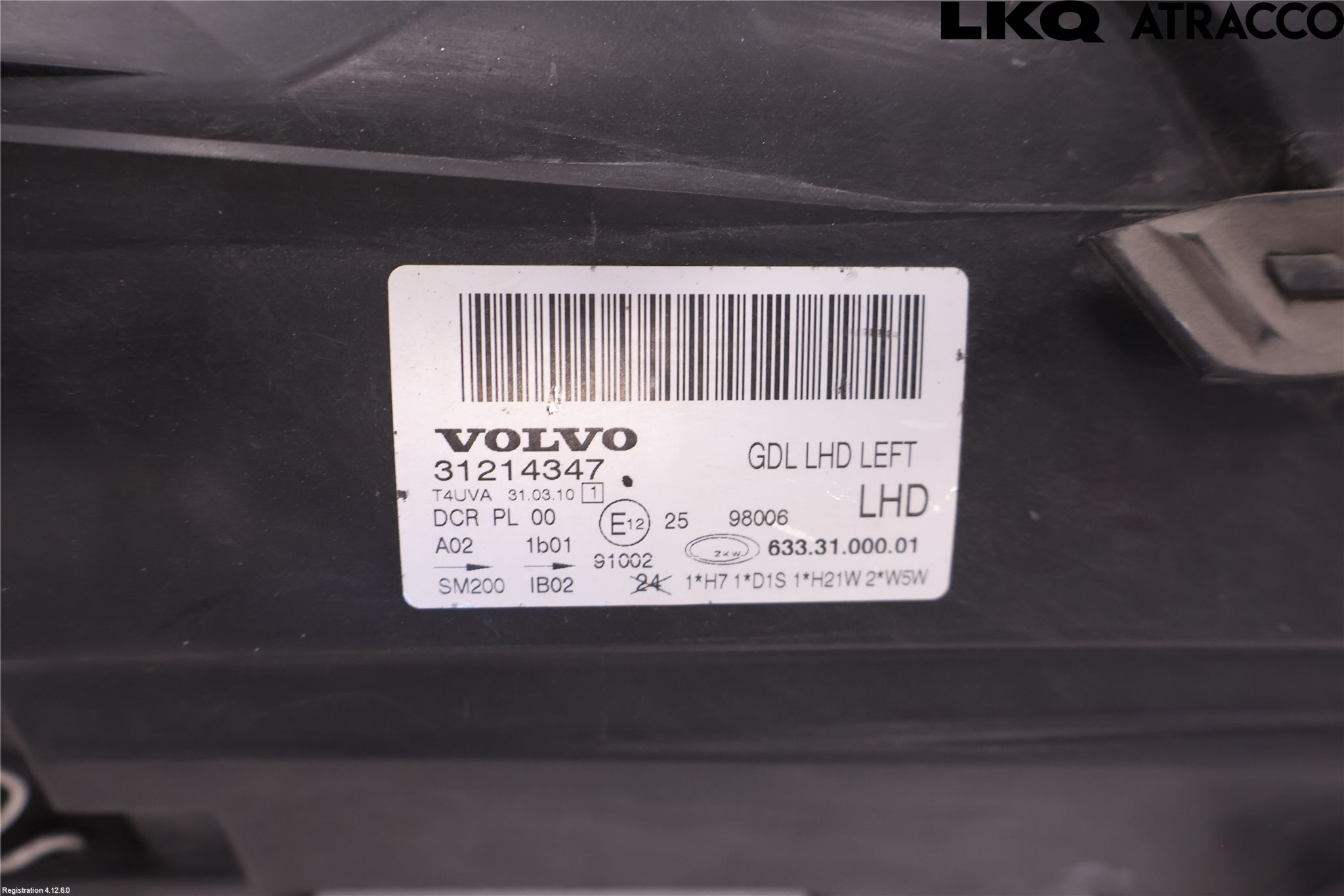 Volvo V70 08-13 Frontlykt Venstre