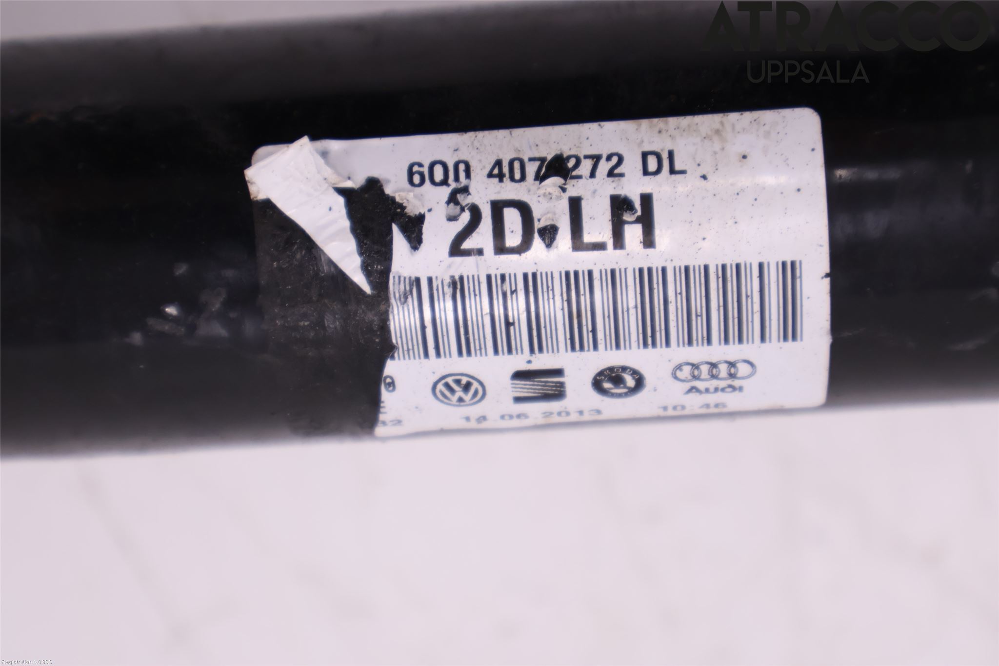 Skoda FABIA 07-14 Drivaksel Foran Kompl Høyre