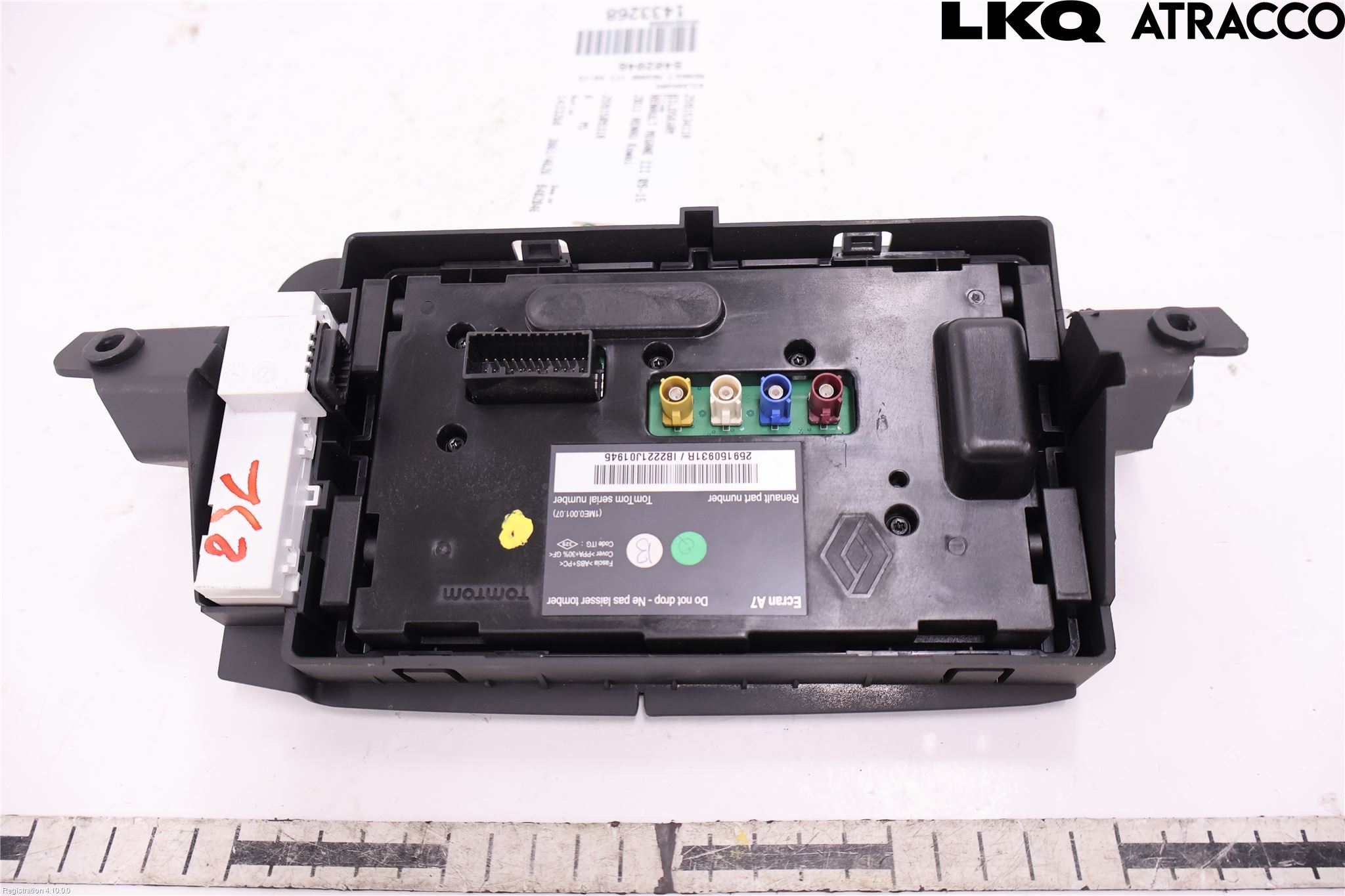 Renault MEGANE III 09-15 Instr Skjerm Dvd-Gps-Ac-Tlf