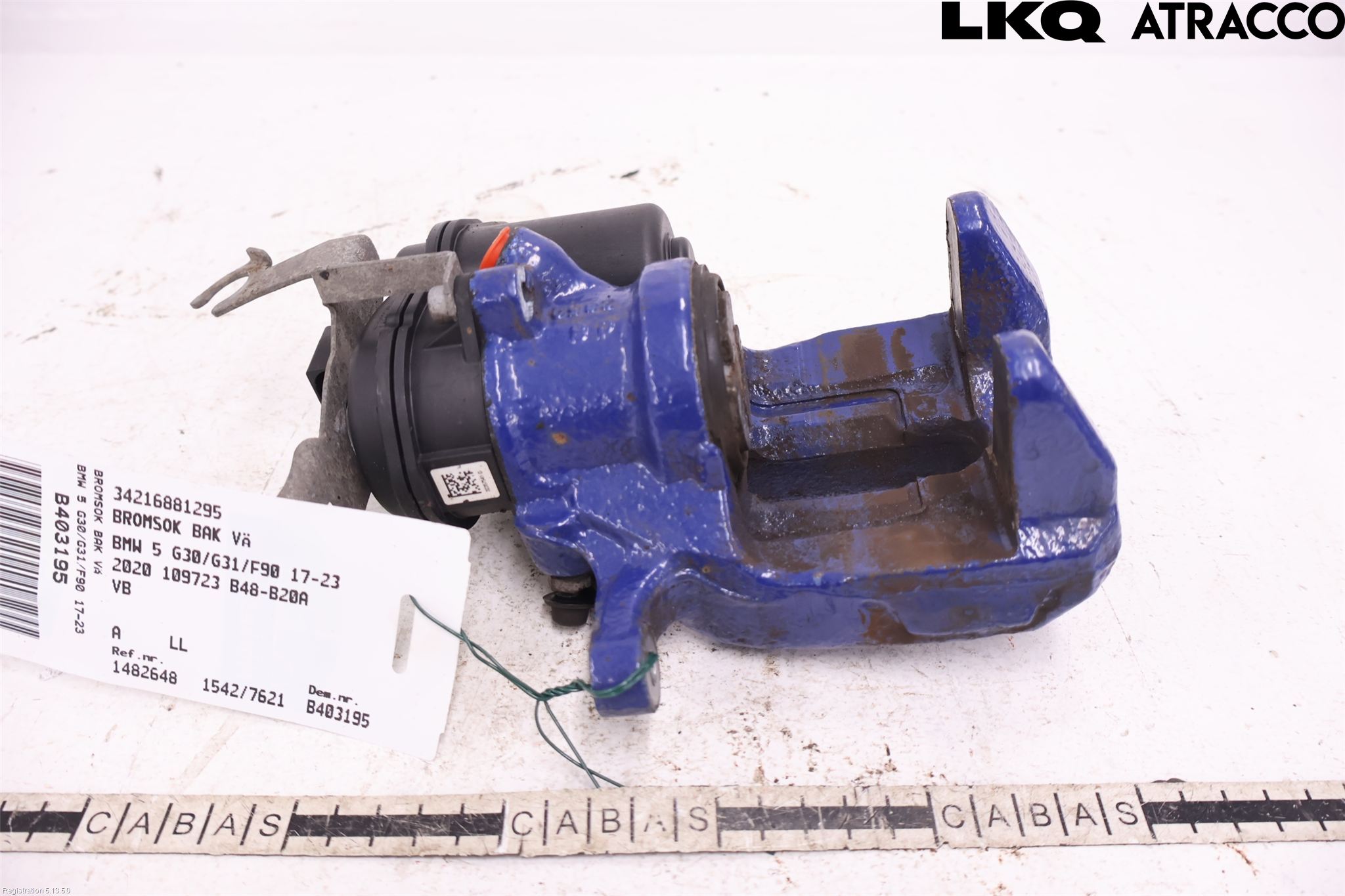 BMW 5 G30/G31/F90 17-23 Bremsecaliper Bak Venstre