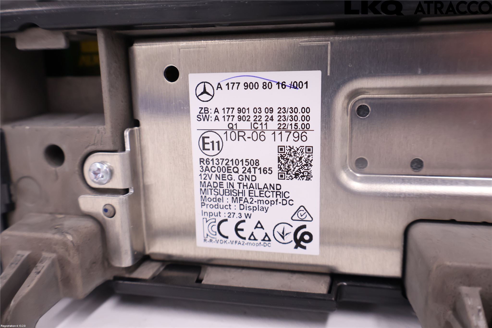 Mercedes-Benz MB EQA (H243) 21- Instr Kombinert